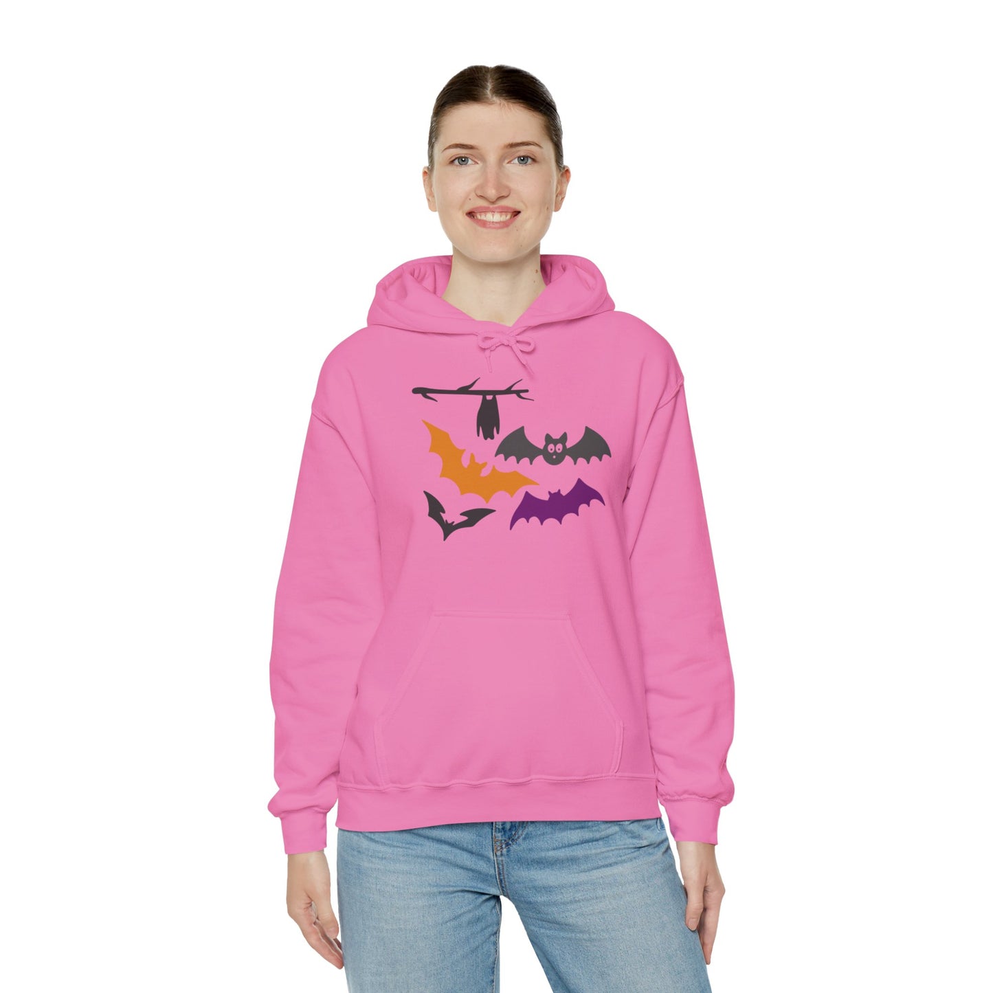 Halloween Bats Heavy Blend™ Hooded Sweatshirt