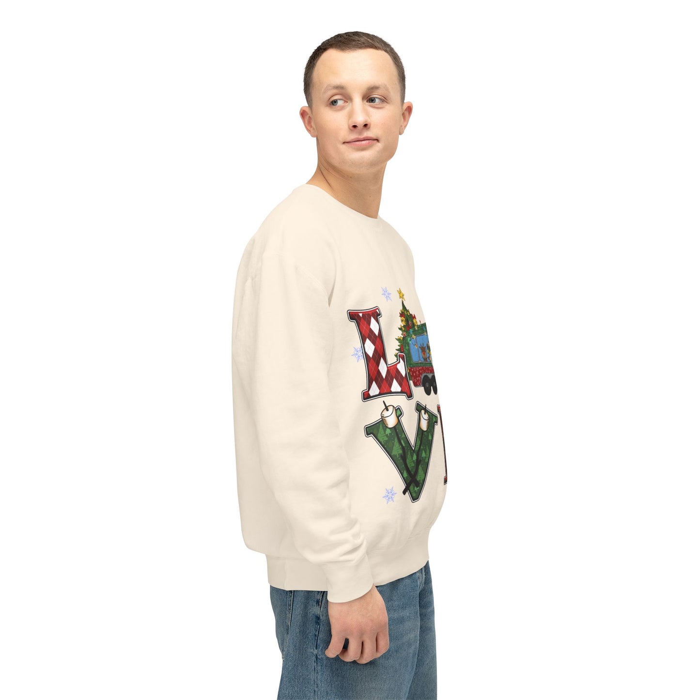 Love Vintage Holiday Crewneck Sweatshirt
