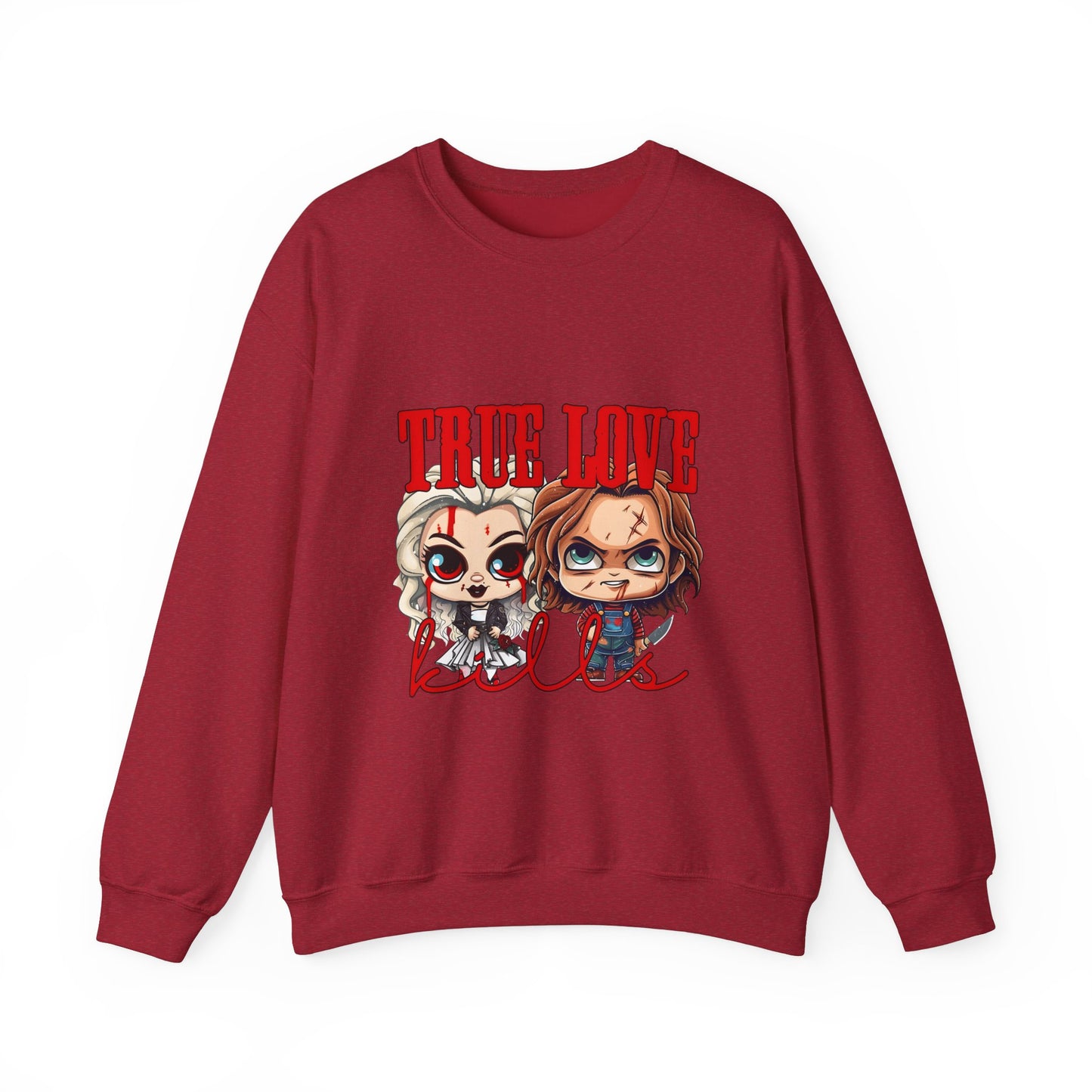 Chucky and bride Halloween Sweatshirt