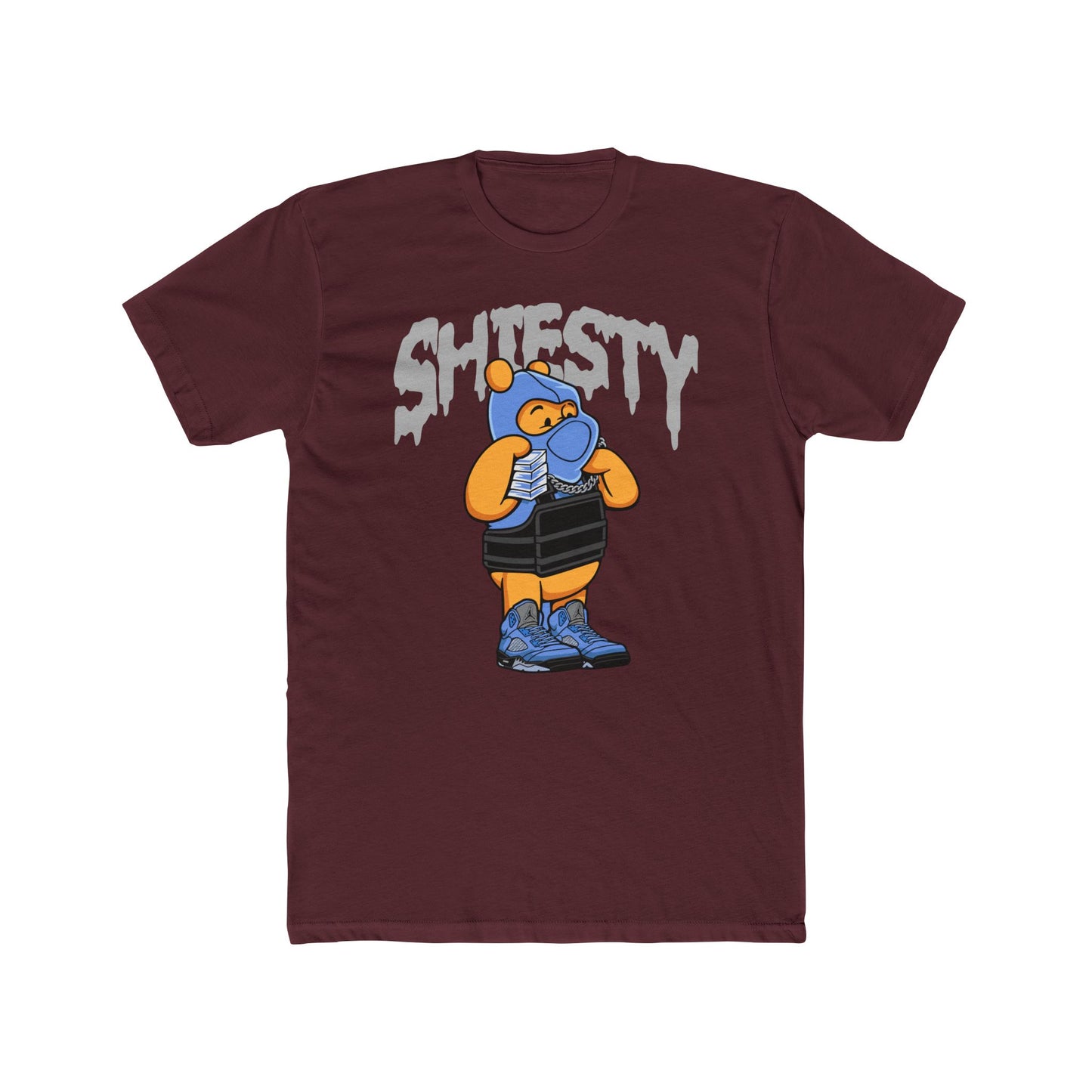 Fun Unisex Cotton Crew Tee with 'Shiesty' Design - Vibrant Graphic Tee for Casual Wear