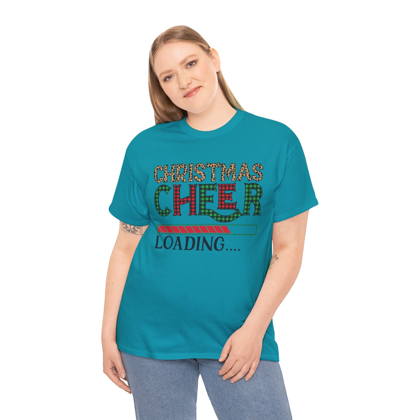 Christmas Cheer Loading Unisex Heavy Cotton Tee