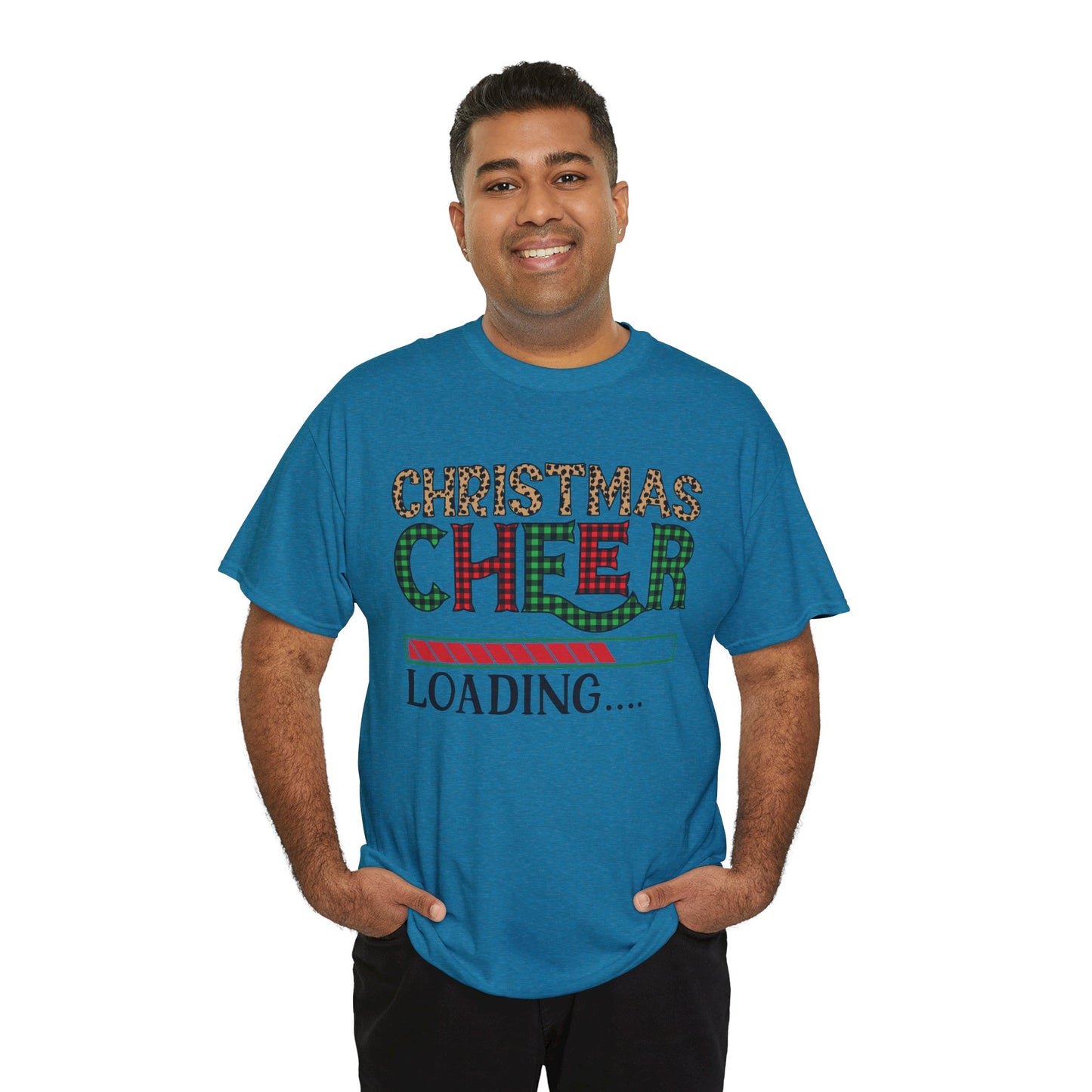 Christmas Cheer Loading Unisex Heavy Cotton Tee