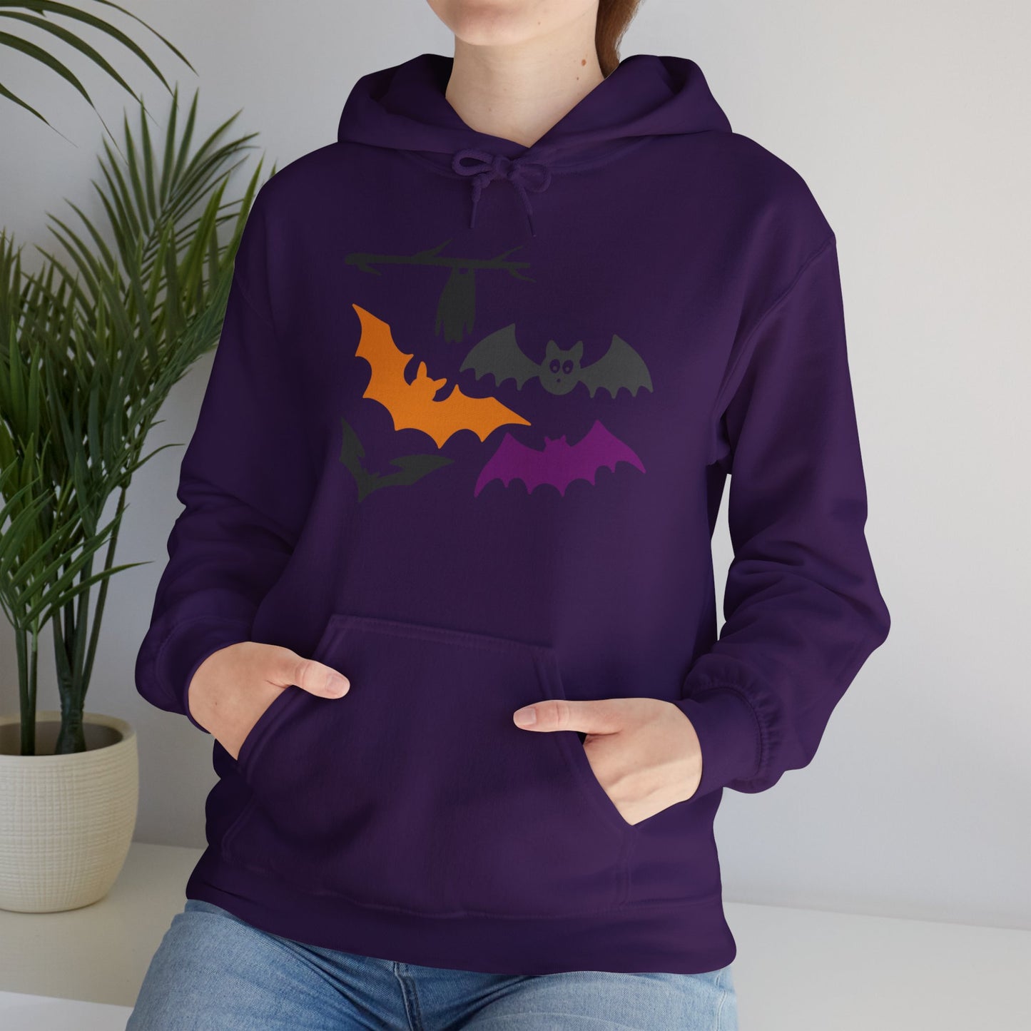 Halloween Bats Heavy Blend™ Hooded Sweatshirt