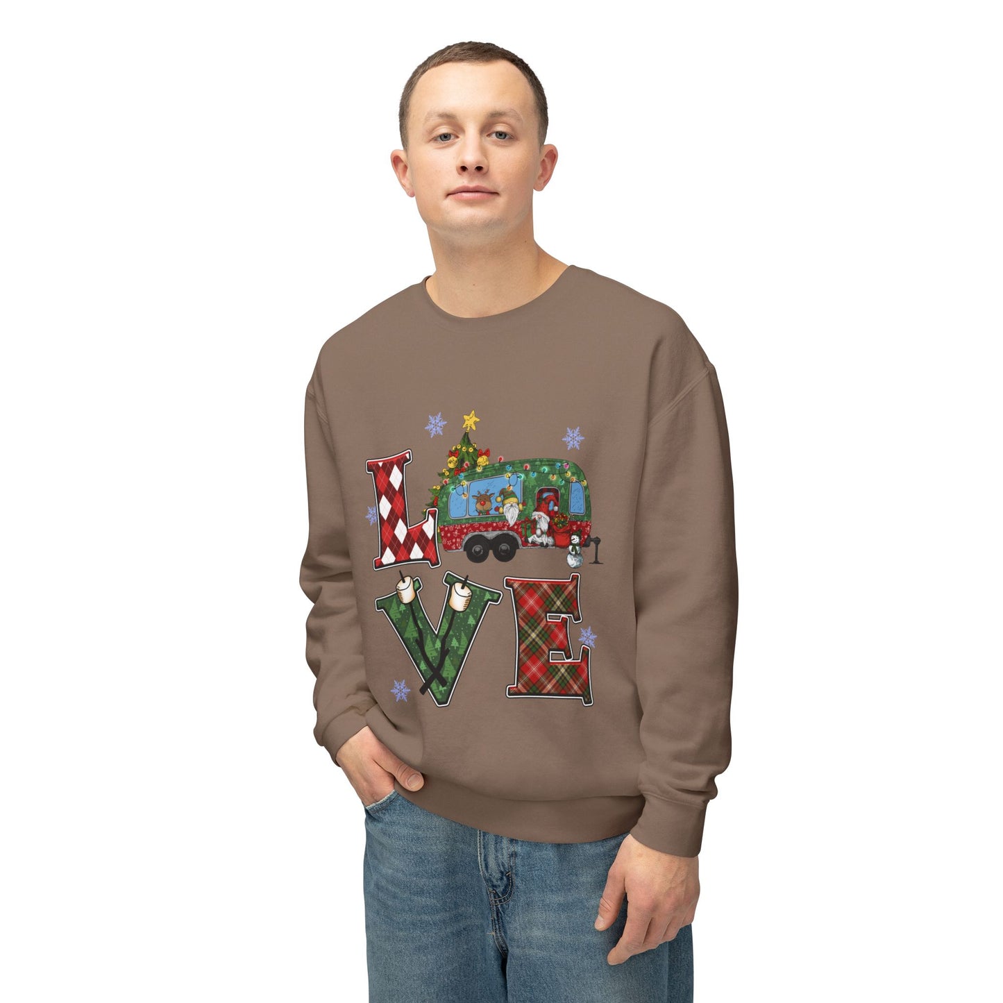 Love Vintage Holiday Crewneck Sweatshirt