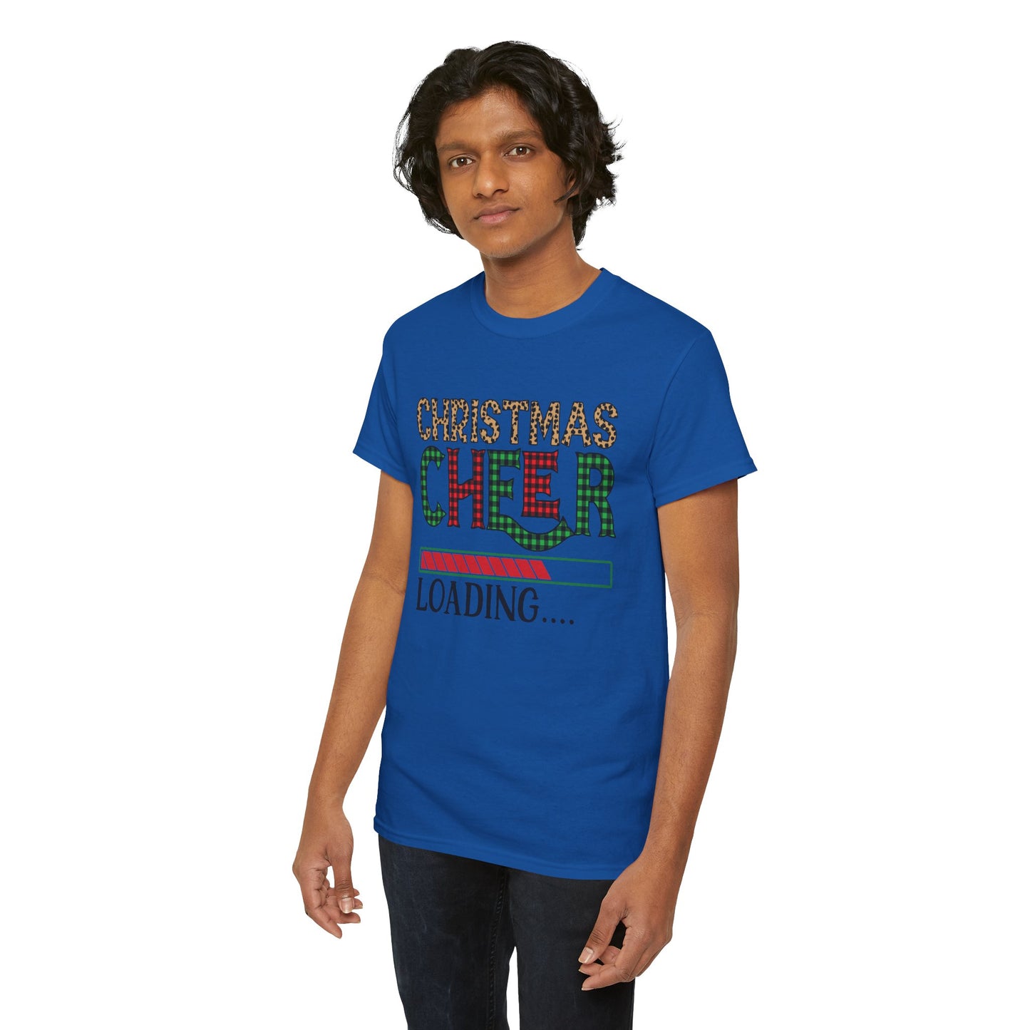 Christmas Cheer Loading Unisex Heavy Cotton Tee
