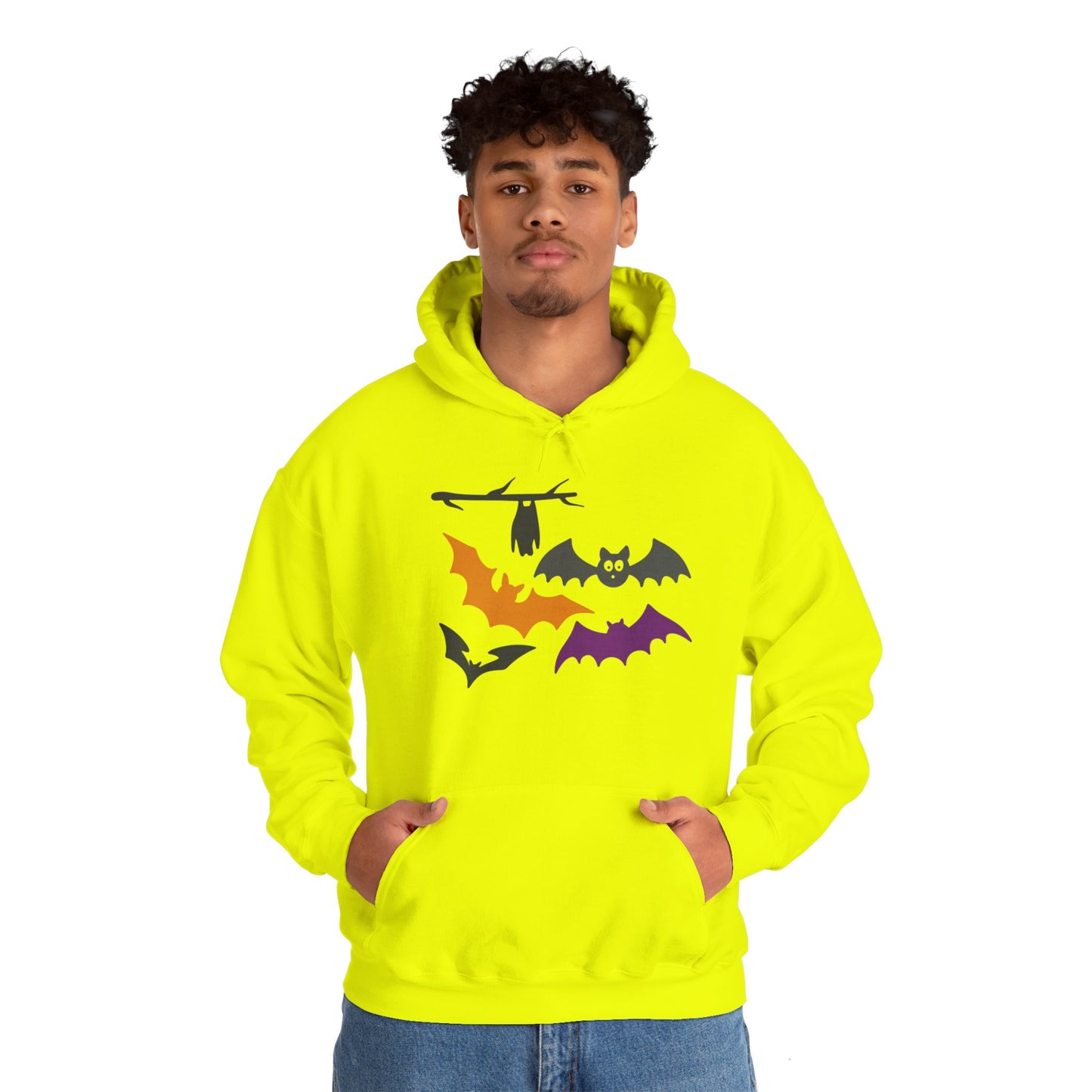 Halloween Bats Heavy Blend™ Hooded Sweatshirt