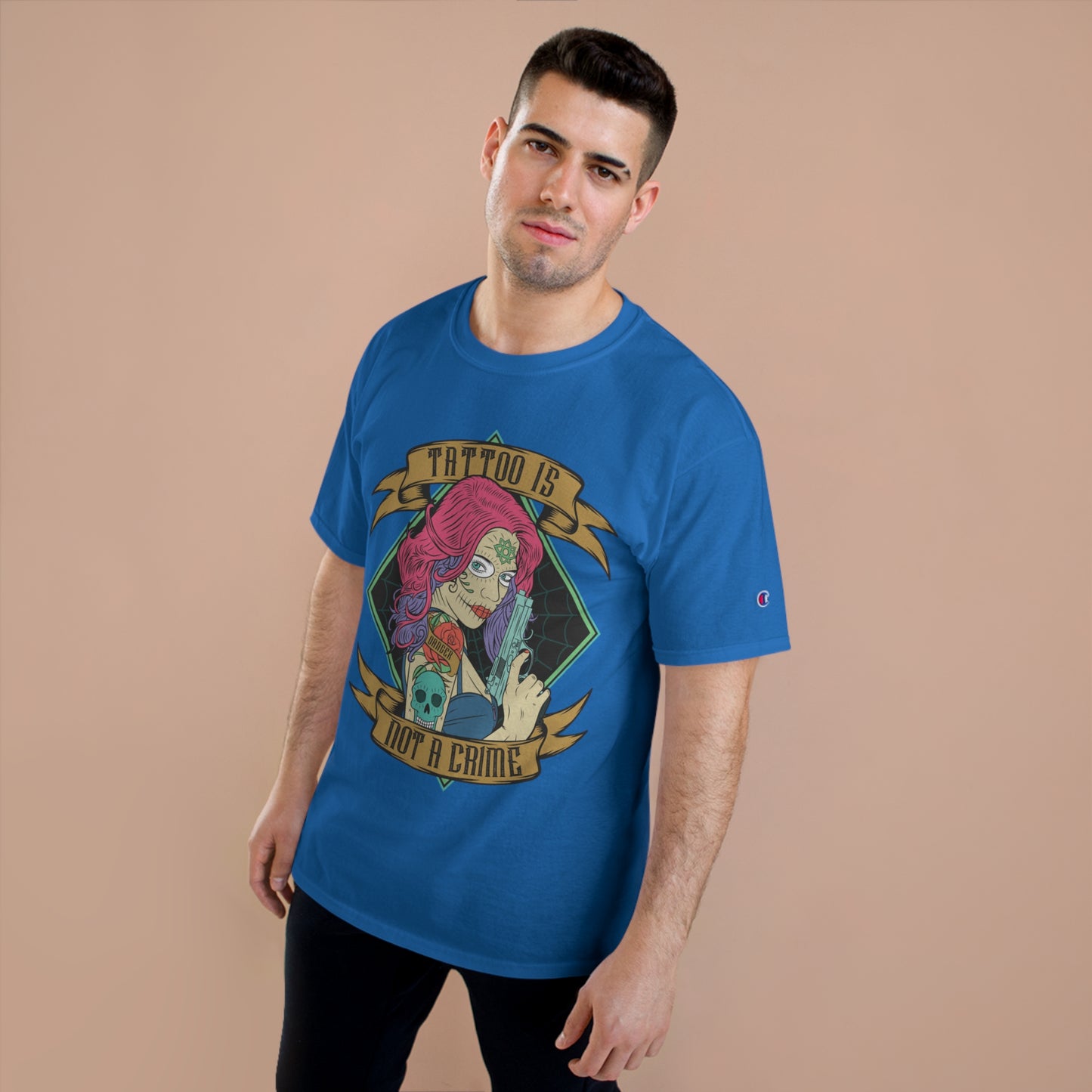 Tattoo Is Not A Crime Champion T-Shirt