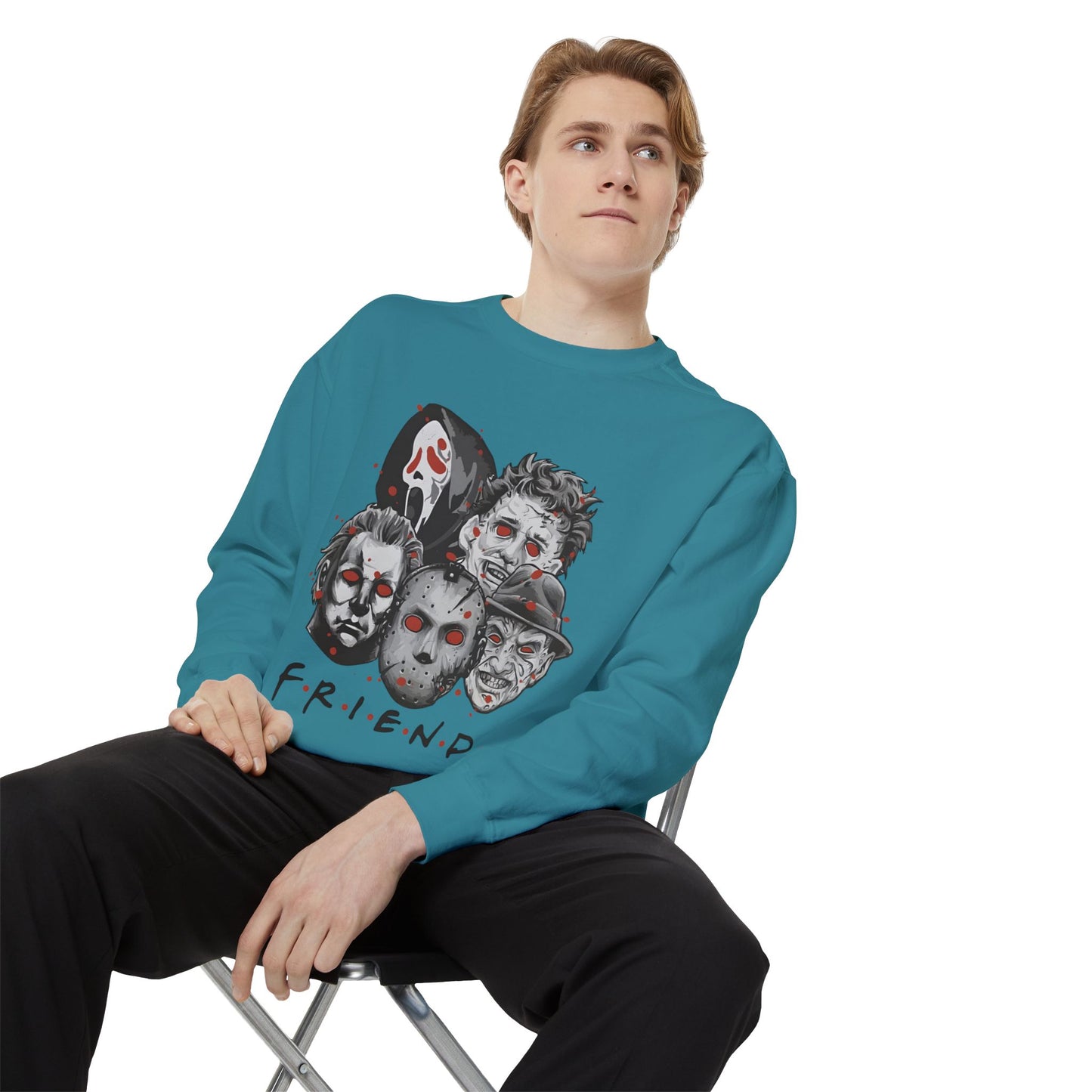 Halloween Garment-Dyed Sweatshirt