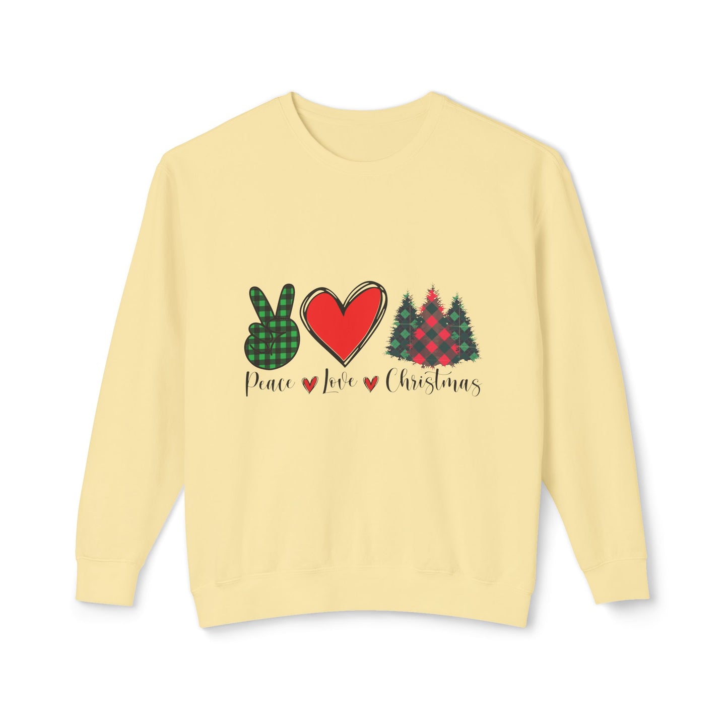 Christmas Peace Love Unisex Sweatshirt
