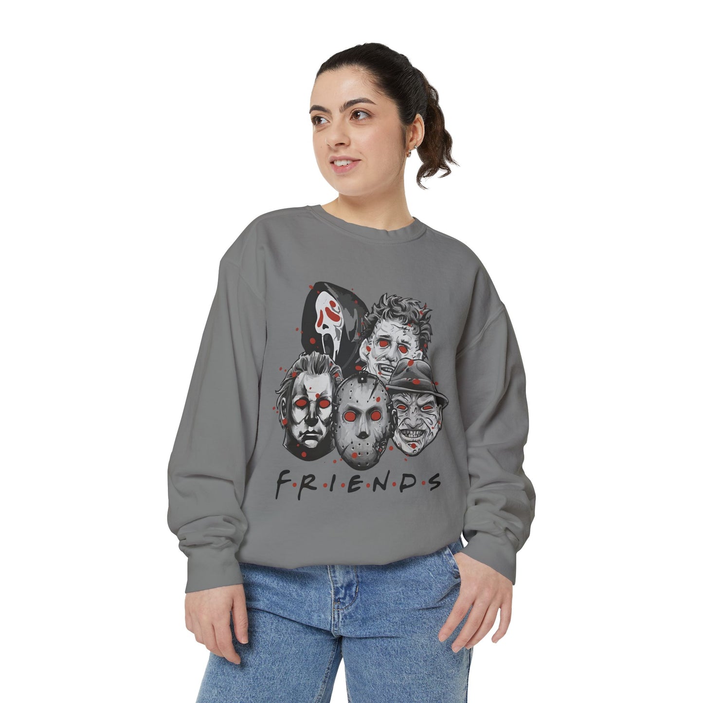 Halloween Garment-Dyed Sweatshirt