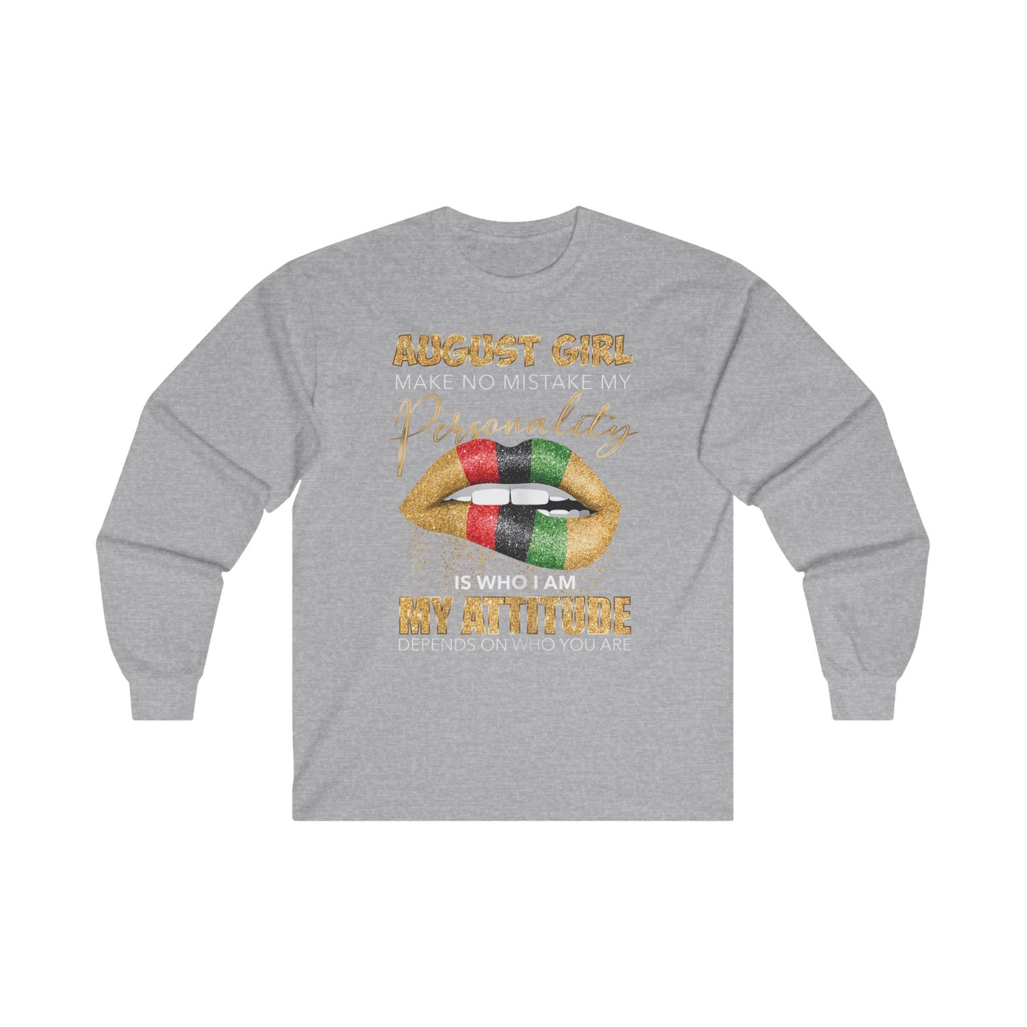 August Girl Long Sleeve Tee - Bold Attitude & Personality