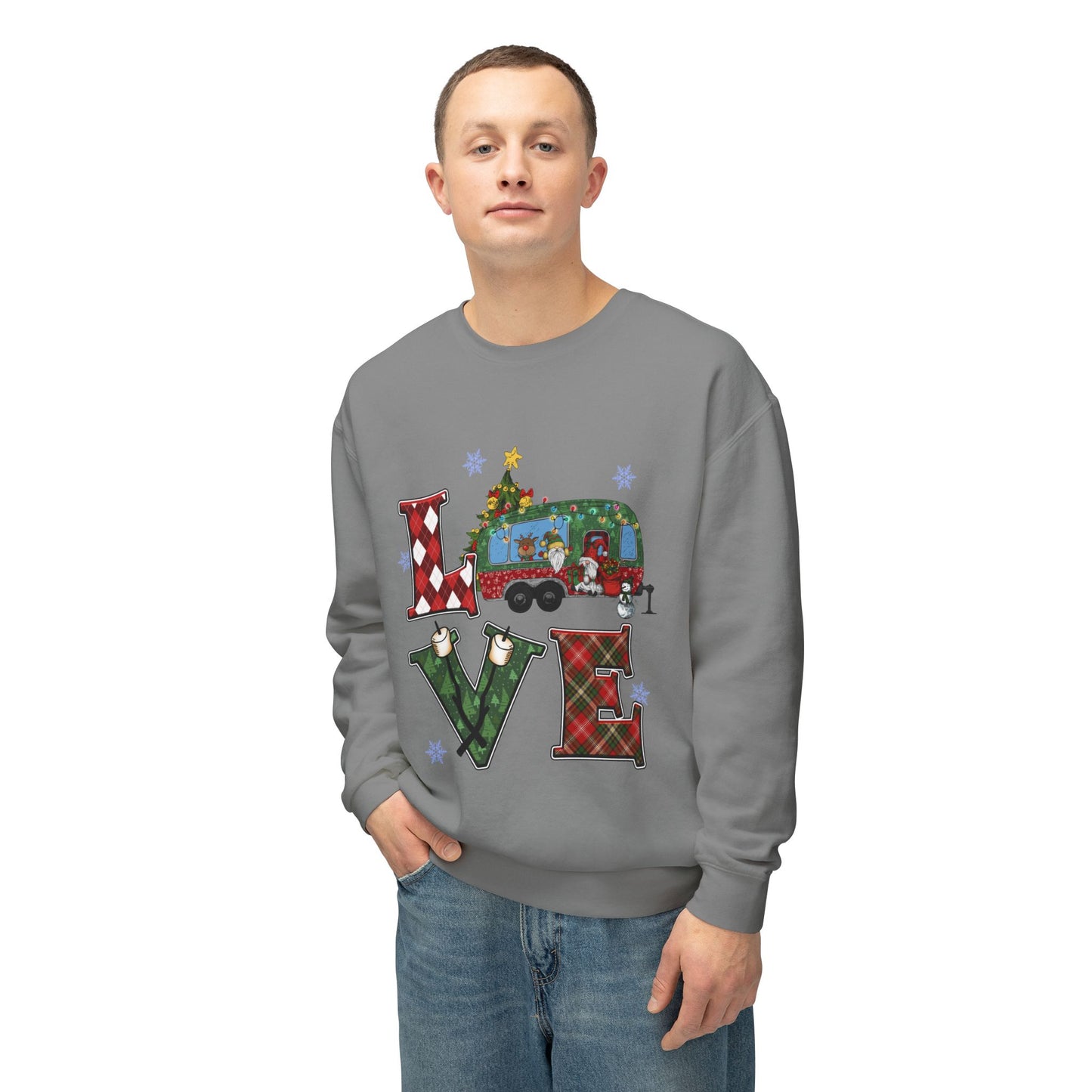 Love Vintage Holiday Crewneck Sweatshirt