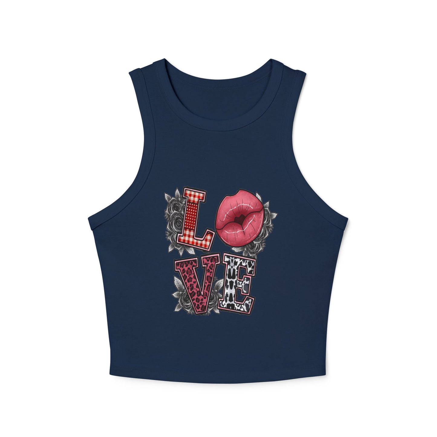 Micro Rib Racer Tank Top