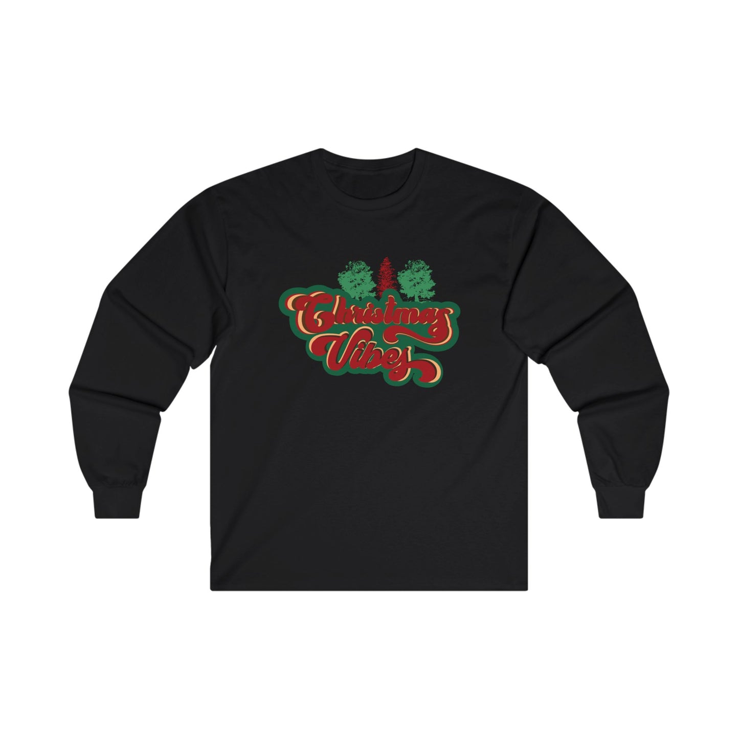 Christmas Vibes Unisex Long Sleeve Tee