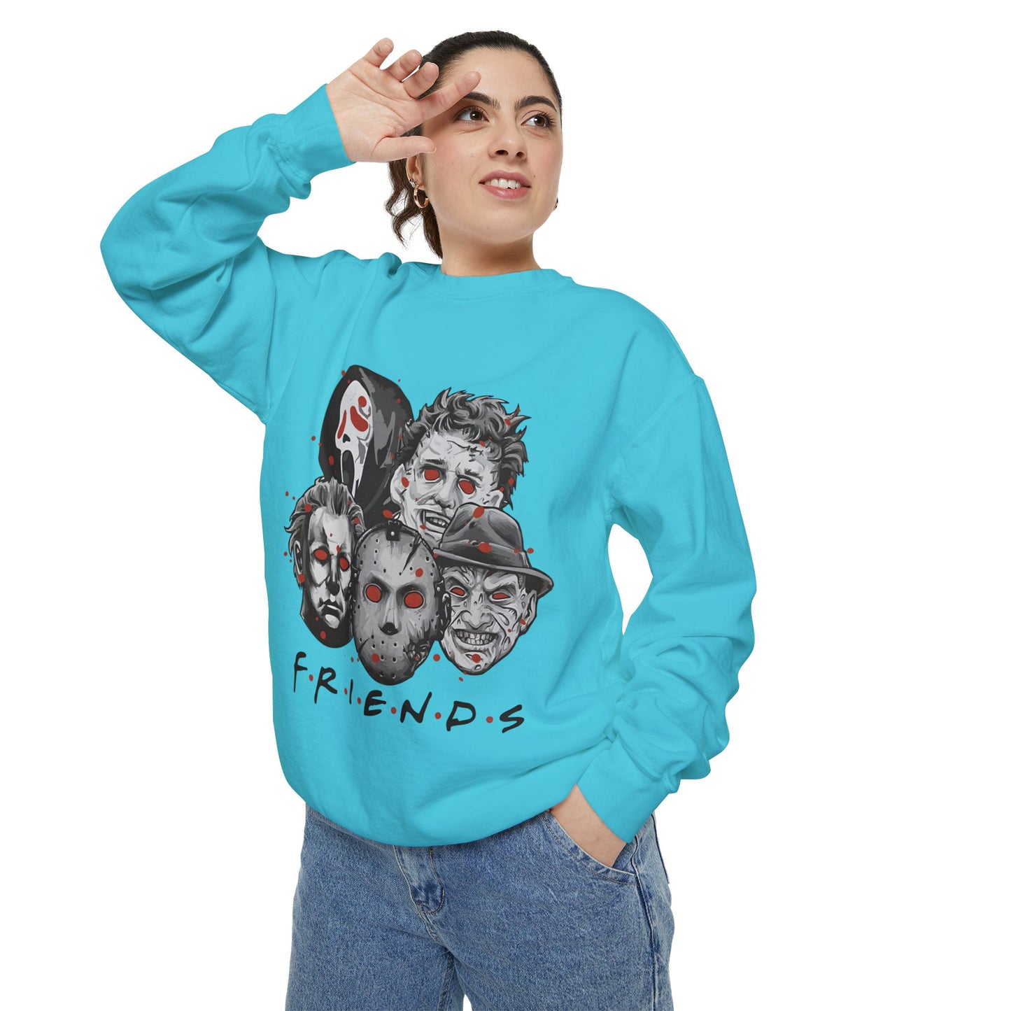 Halloween Garment-Dyed Sweatshirt