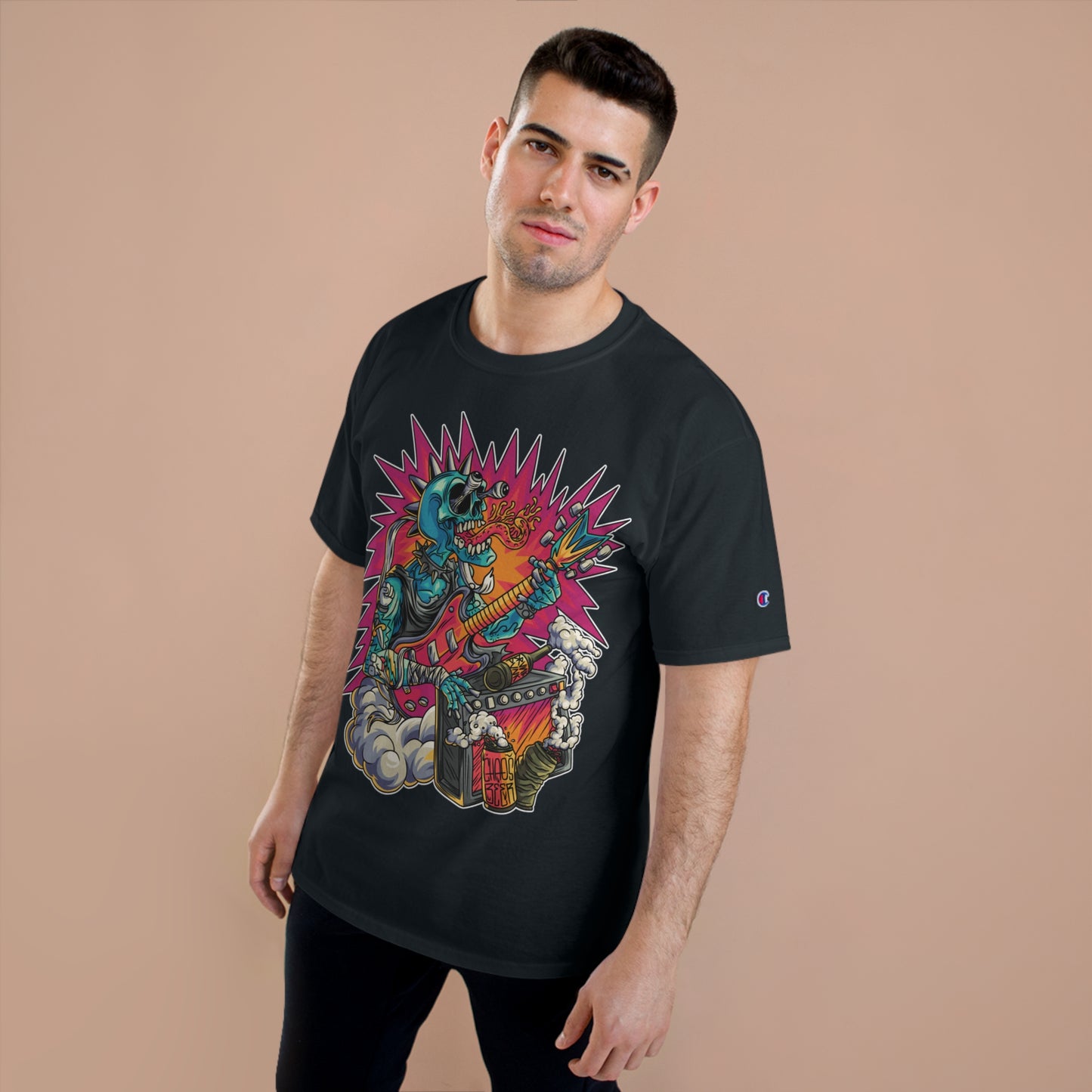Skeleton Guitar Champion T-Shirt