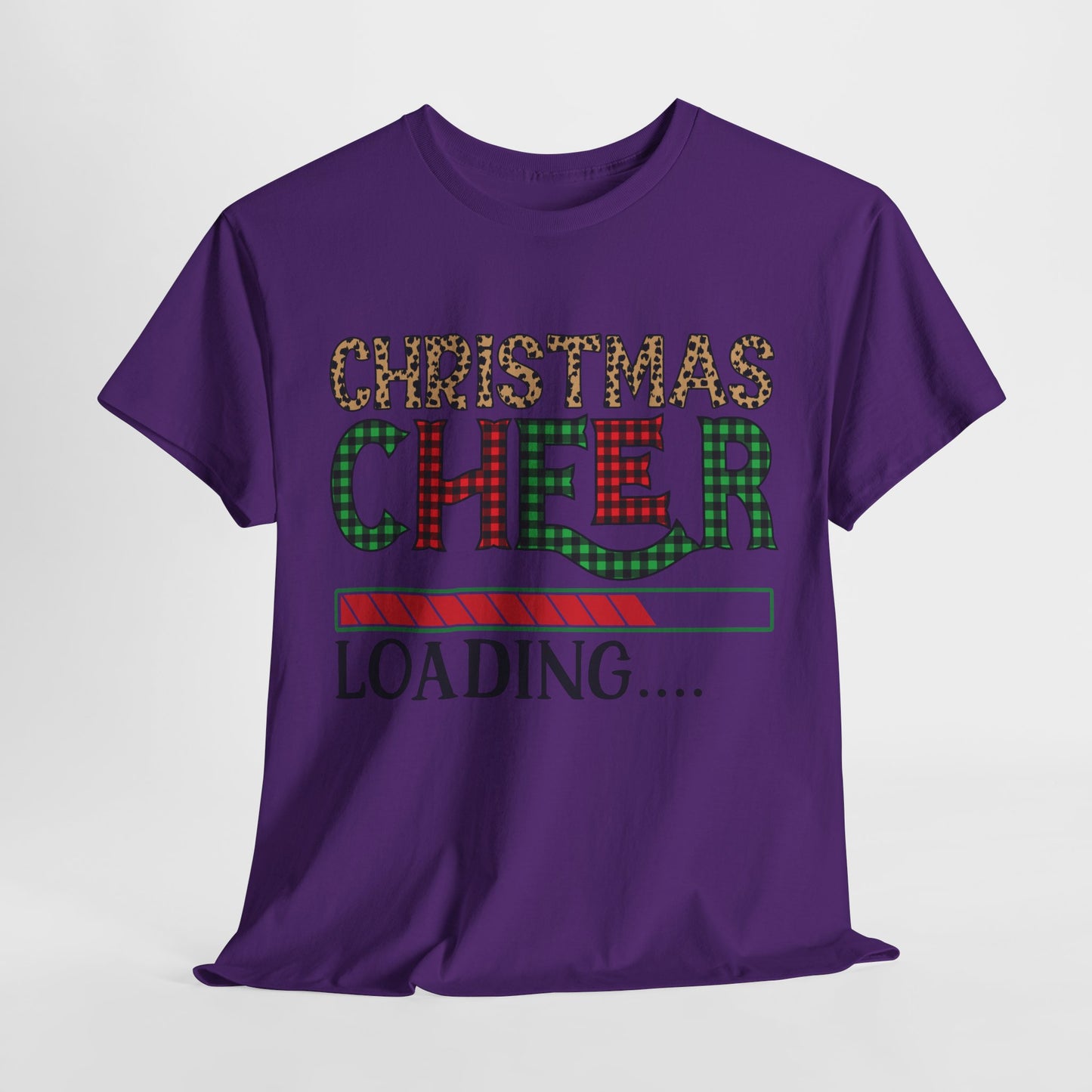 Christmas Cheer Loading Unisex Heavy Cotton Tee