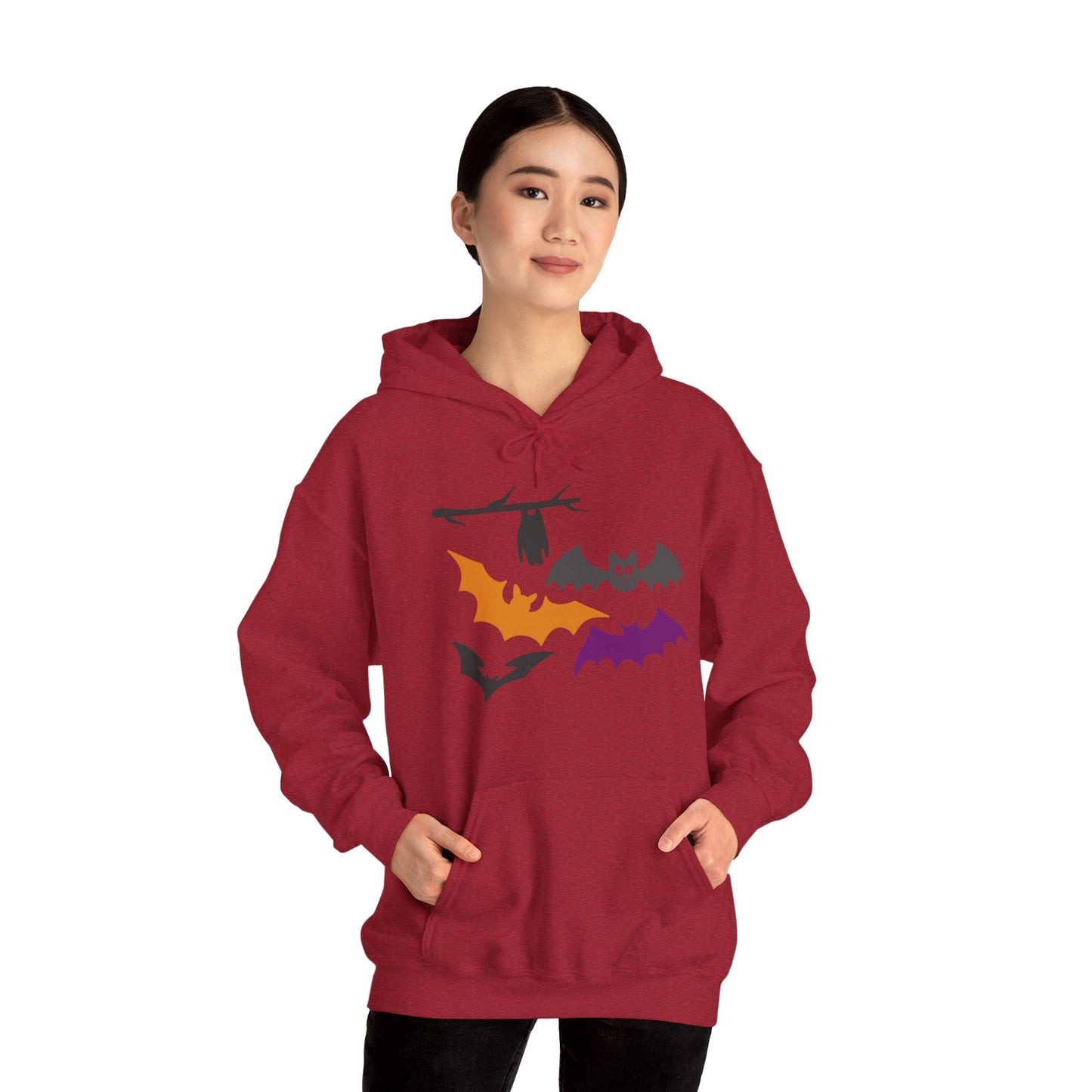 Halloween Bats Heavy Blend™ Hooded Sweatshirt