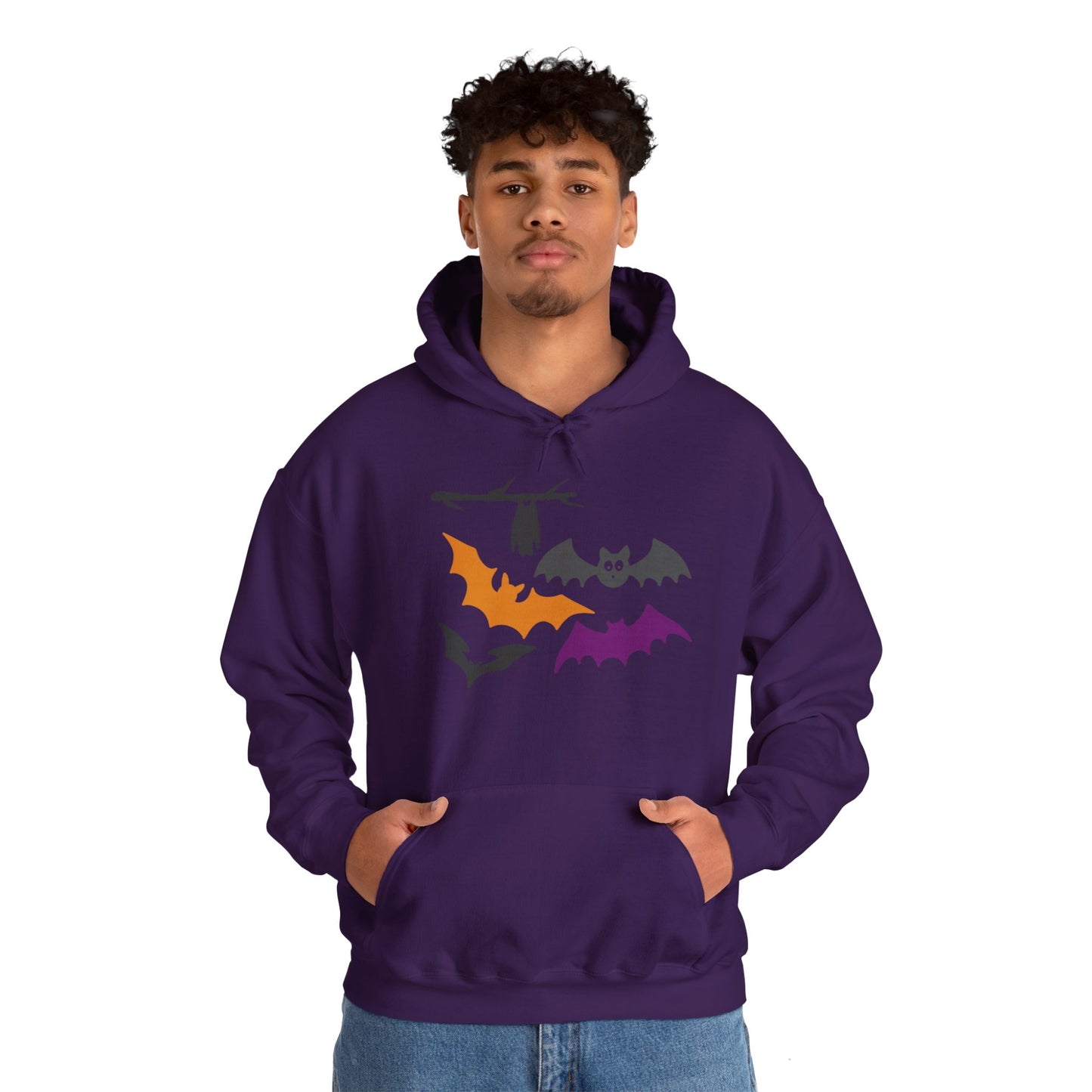 Halloween Bats Heavy Blend™ Hooded Sweatshirt