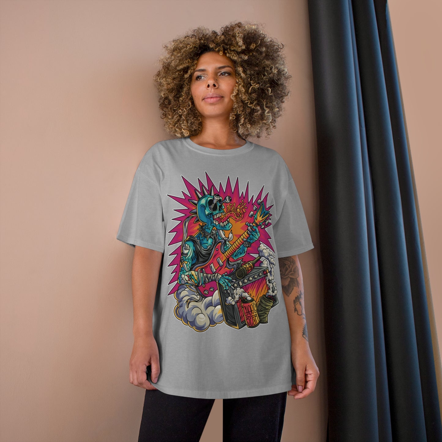 Skeleton Guitar Champion T-Shirt