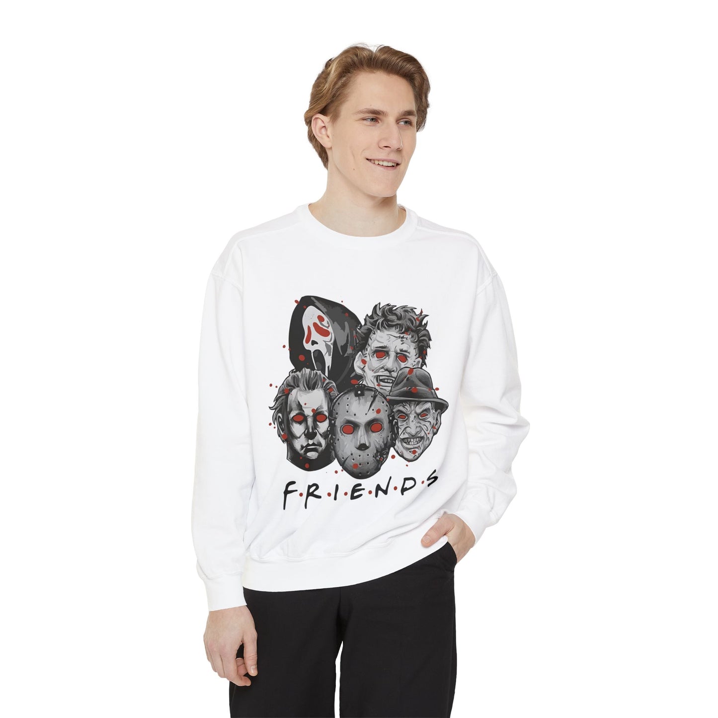 Halloween Garment-Dyed Sweatshirt