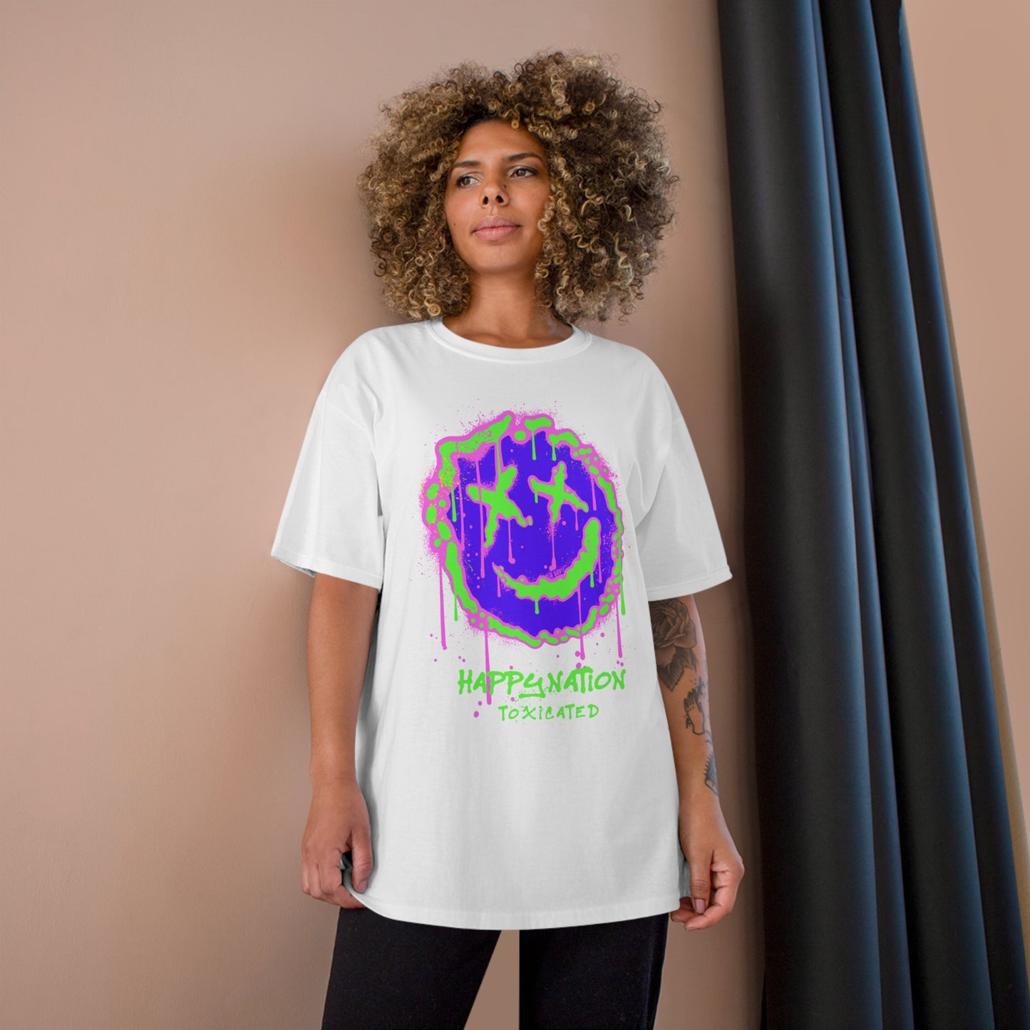 Smiley Face Champion T-Shirt - Happy Nation Collection