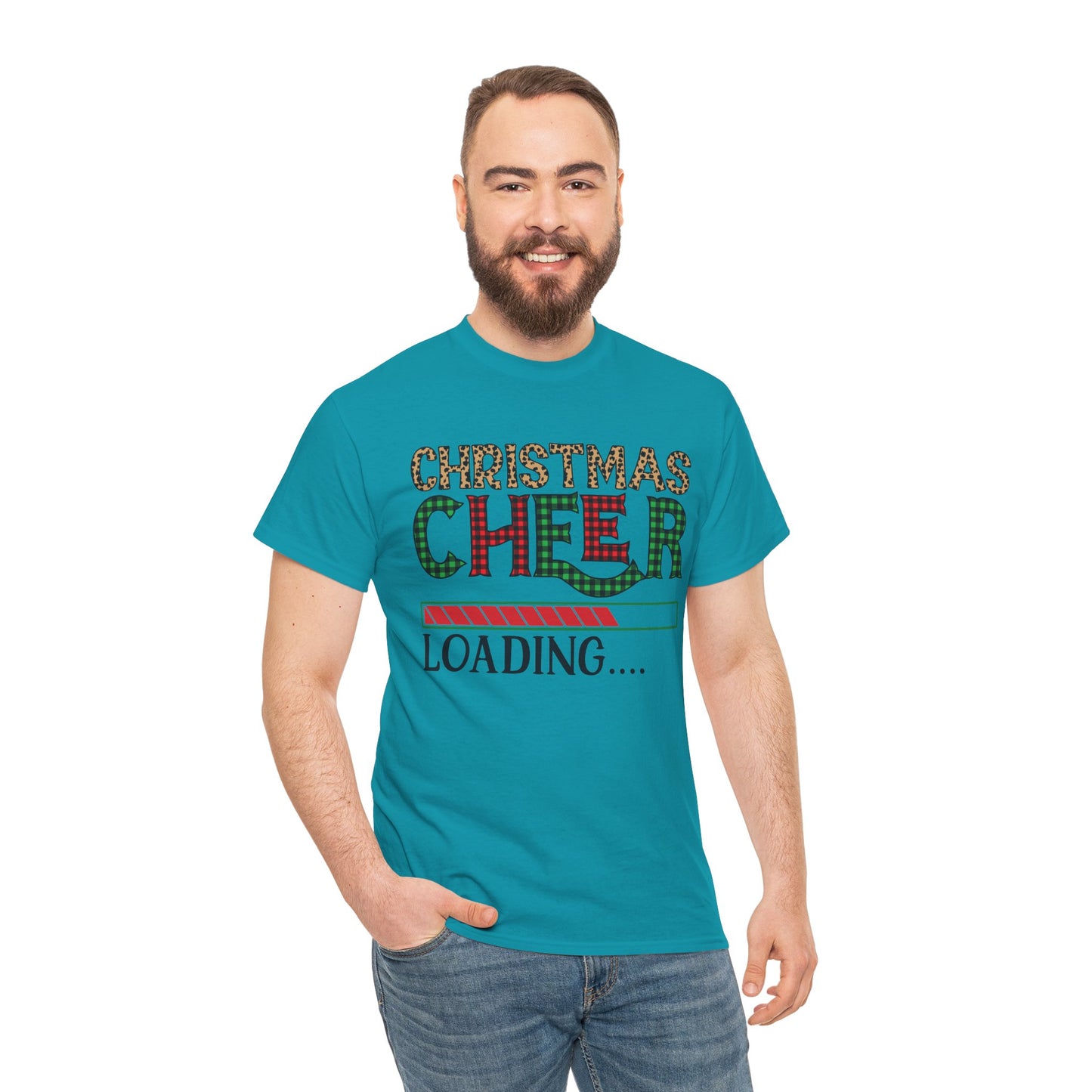 Christmas Cheer Loading Unisex Heavy Cotton Tee