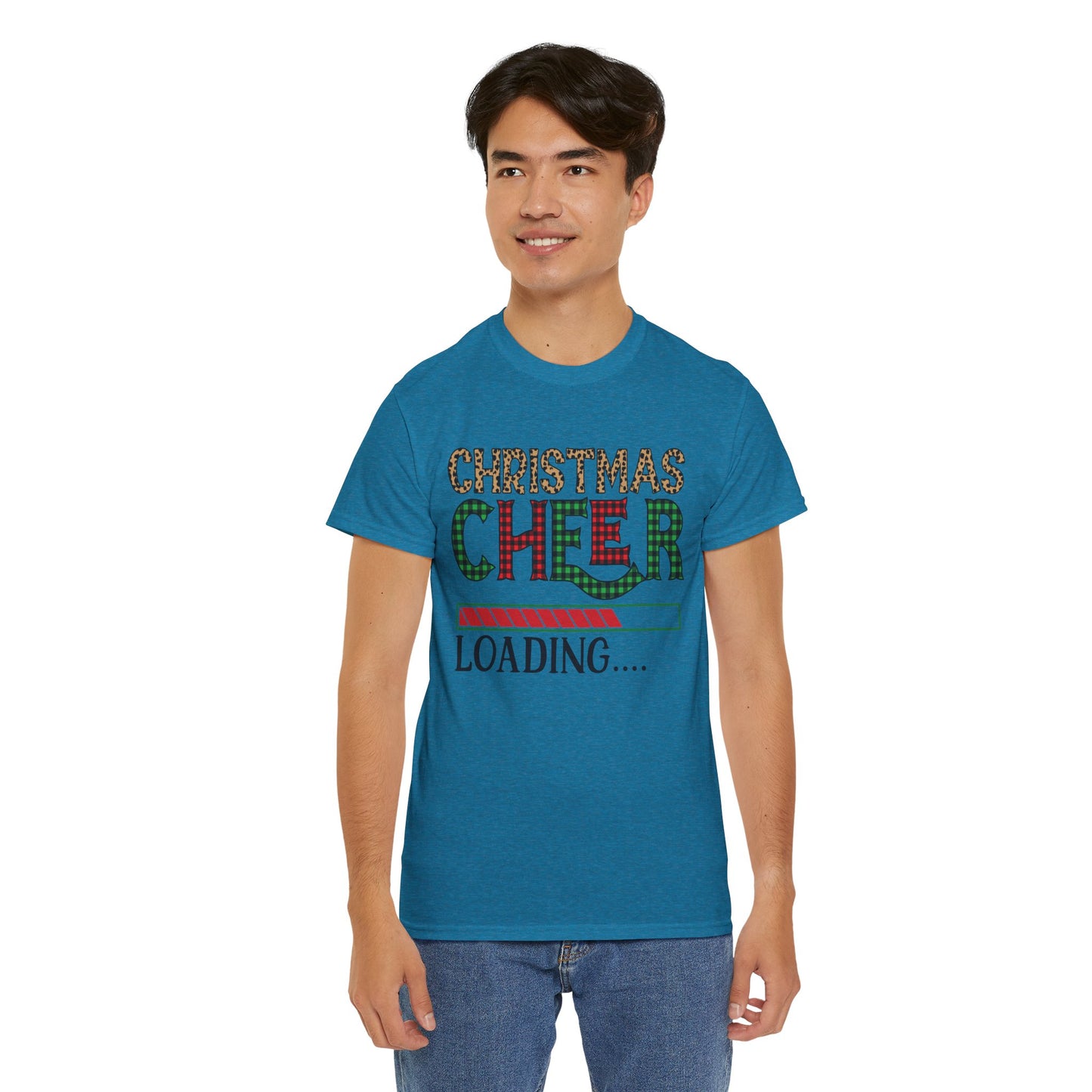 Christmas Cheer Loading Unisex Heavy Cotton Tee