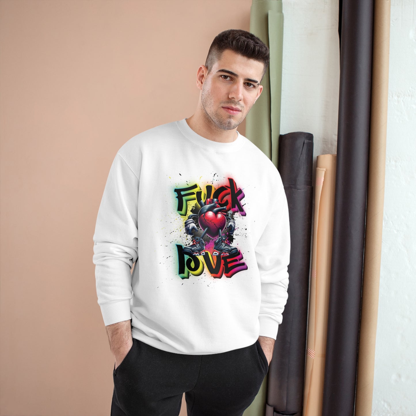 Fuck Love Champion Sweatshirt