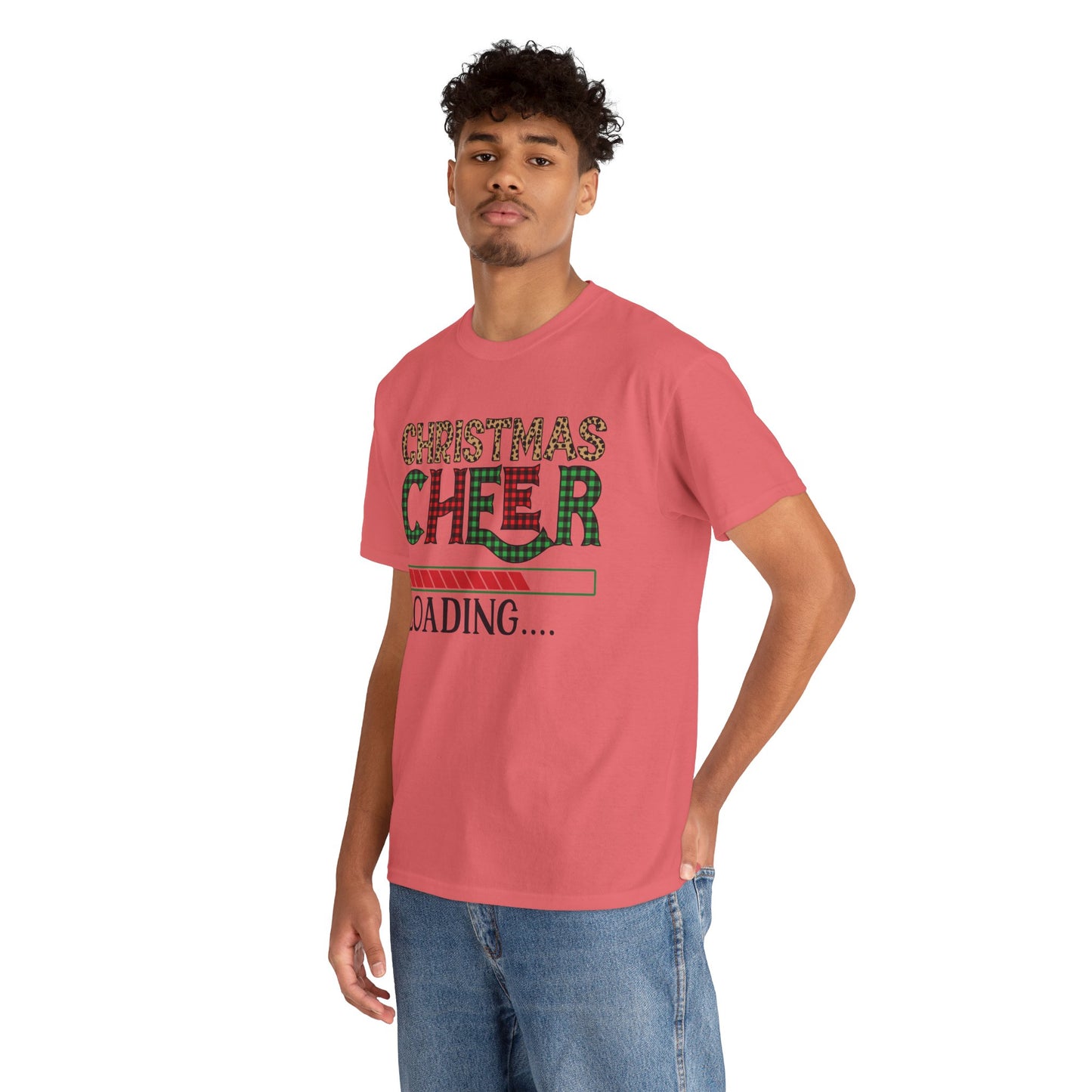 Christmas Cheer Loading Unisex Heavy Cotton Tee