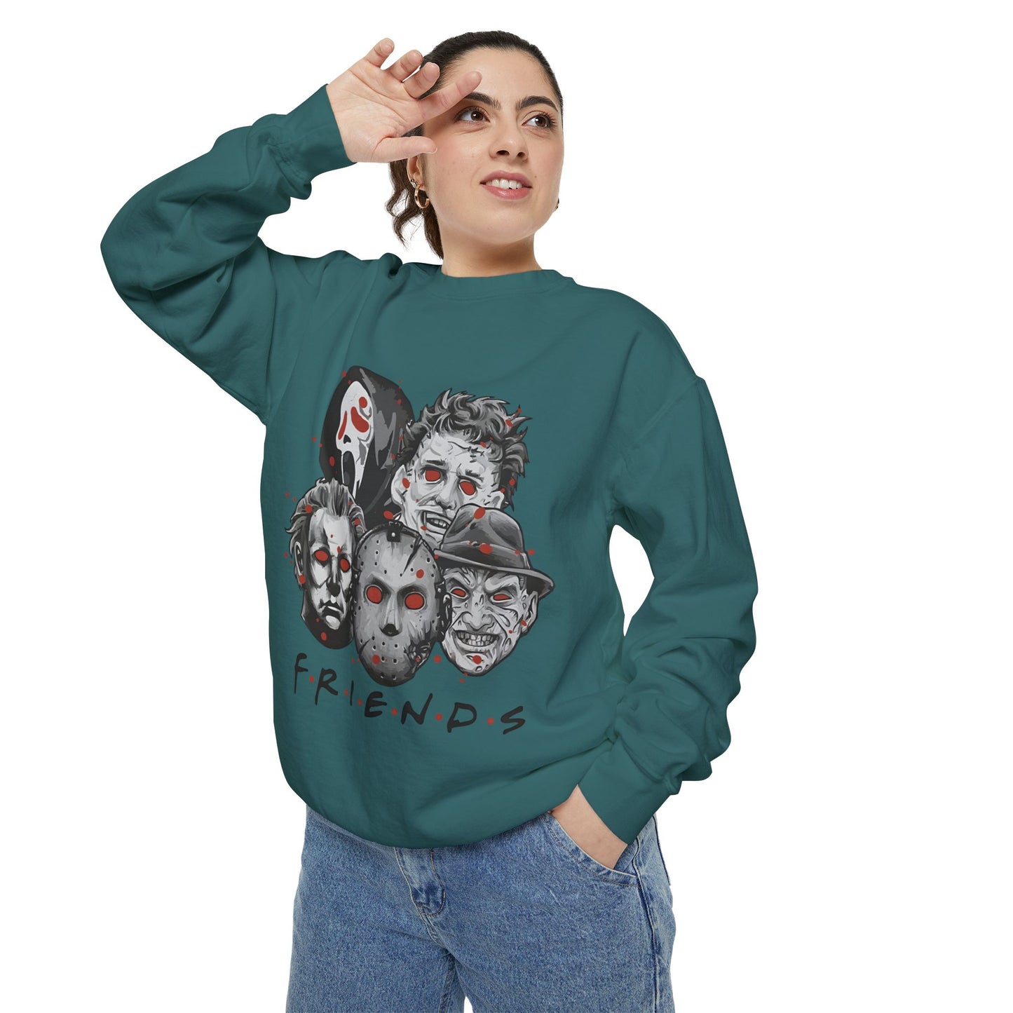 Halloween Garment-Dyed Sweatshirt