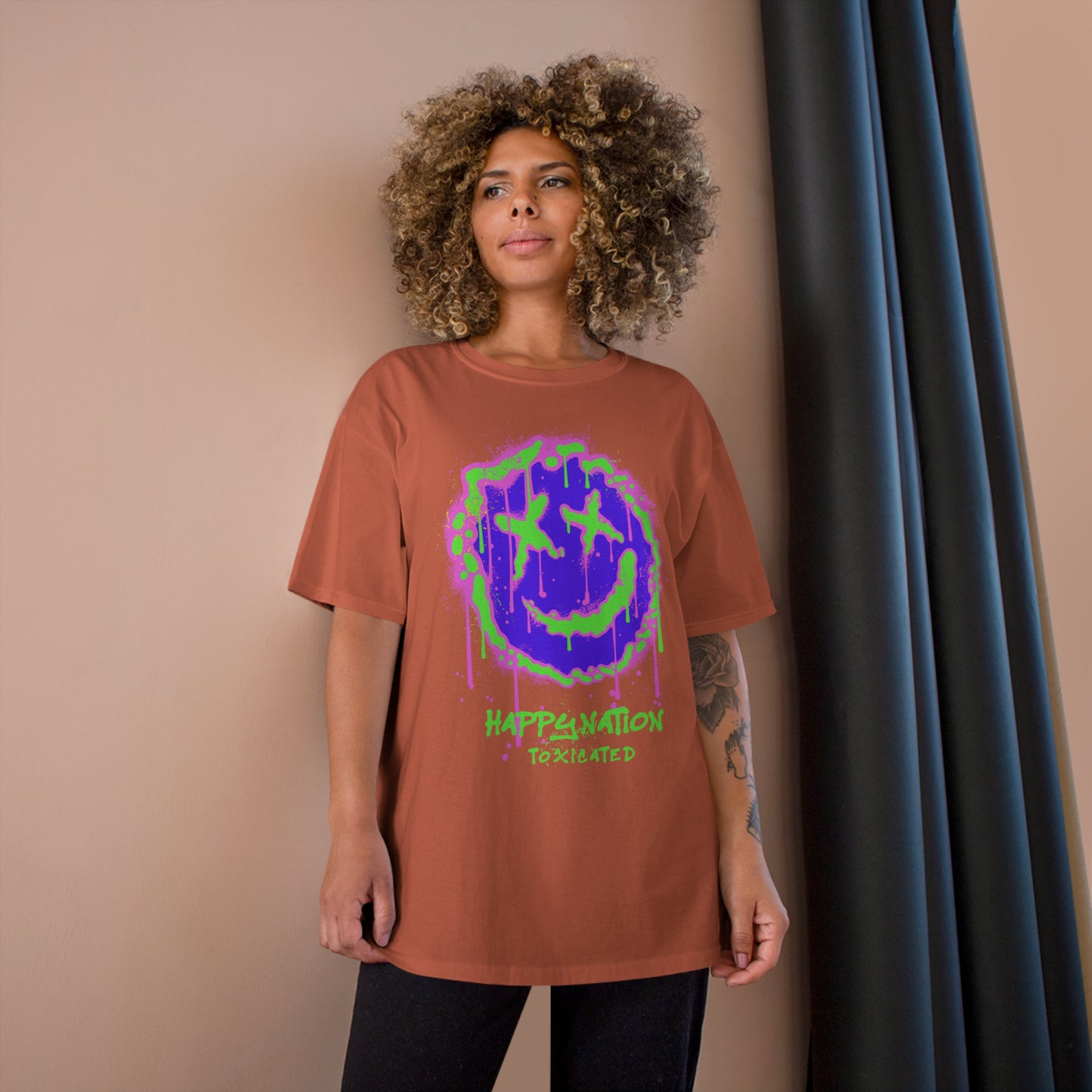 Smiley Face Champion T-Shirt - Happy Nation Collection
