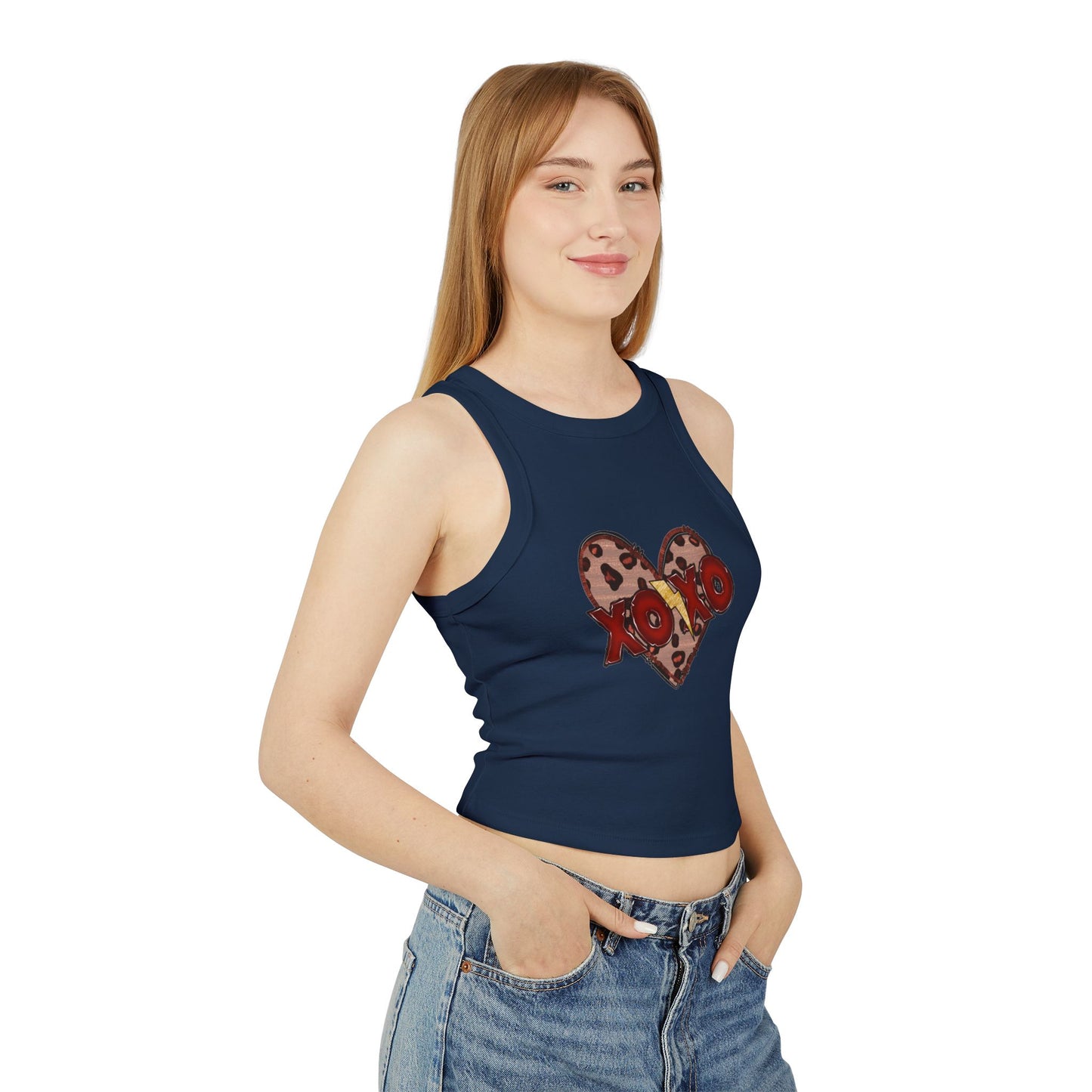 Micro Rib Racer Tank Top