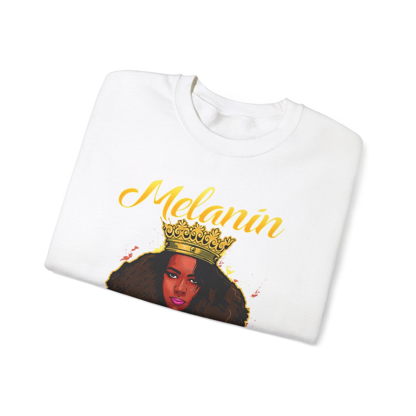 Melanin Queen Heavy Blend Crewneck Sweatshirt