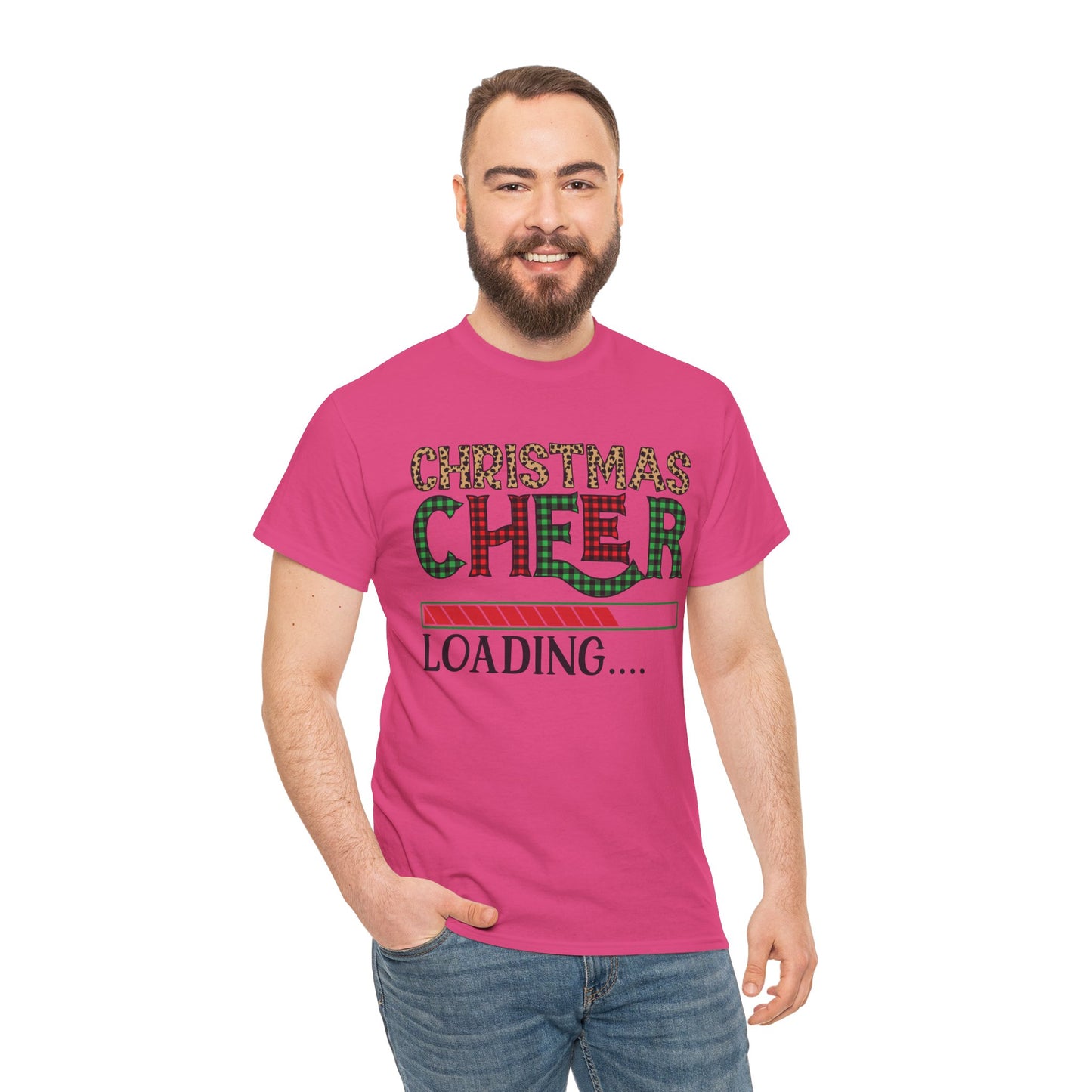 Christmas Cheer Loading Unisex Heavy Cotton Tee
