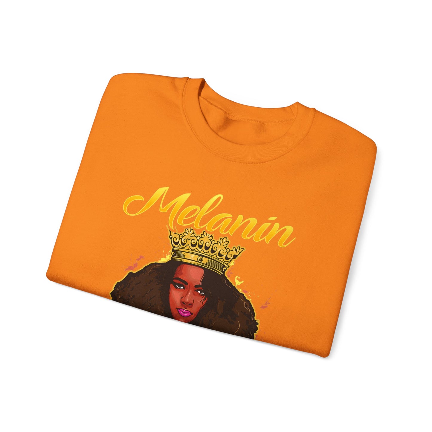 Melanin Queen Heavy Blend Crewneck Sweatshirt