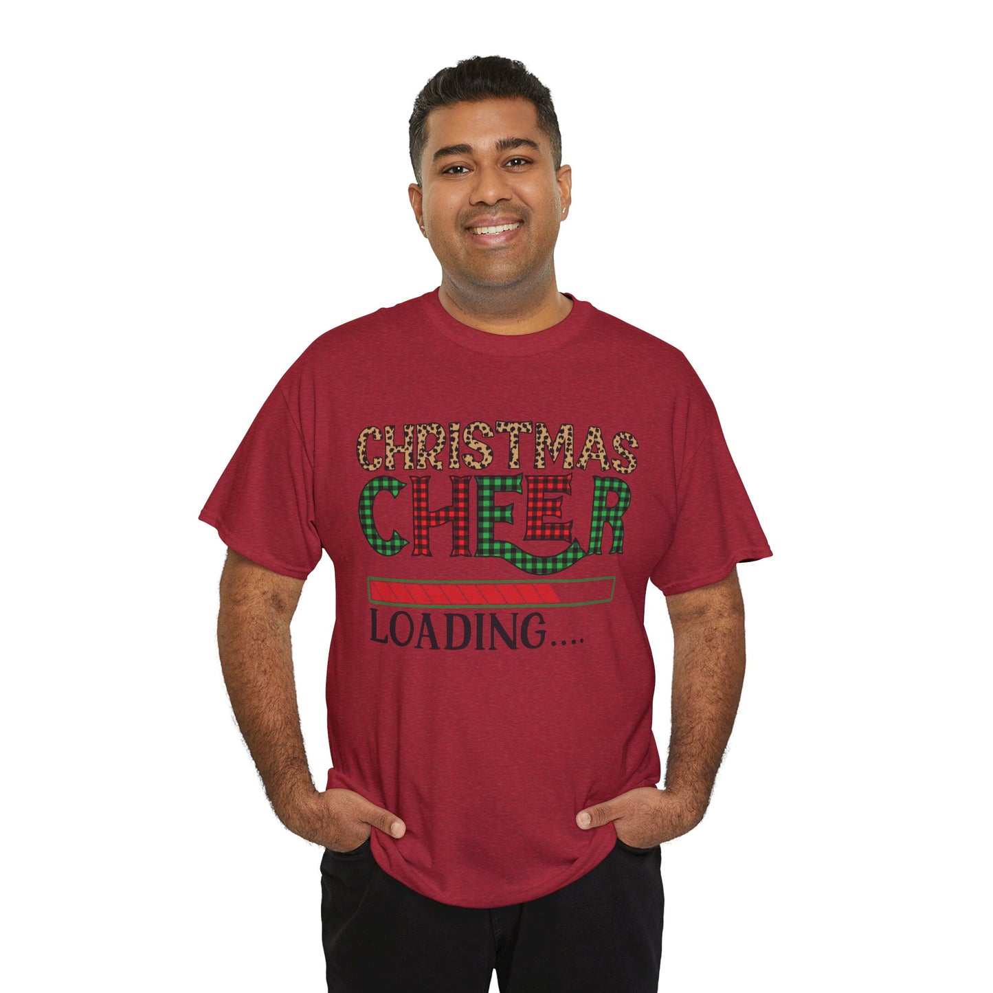 Christmas Cheer Loading Unisex Heavy Cotton Tee