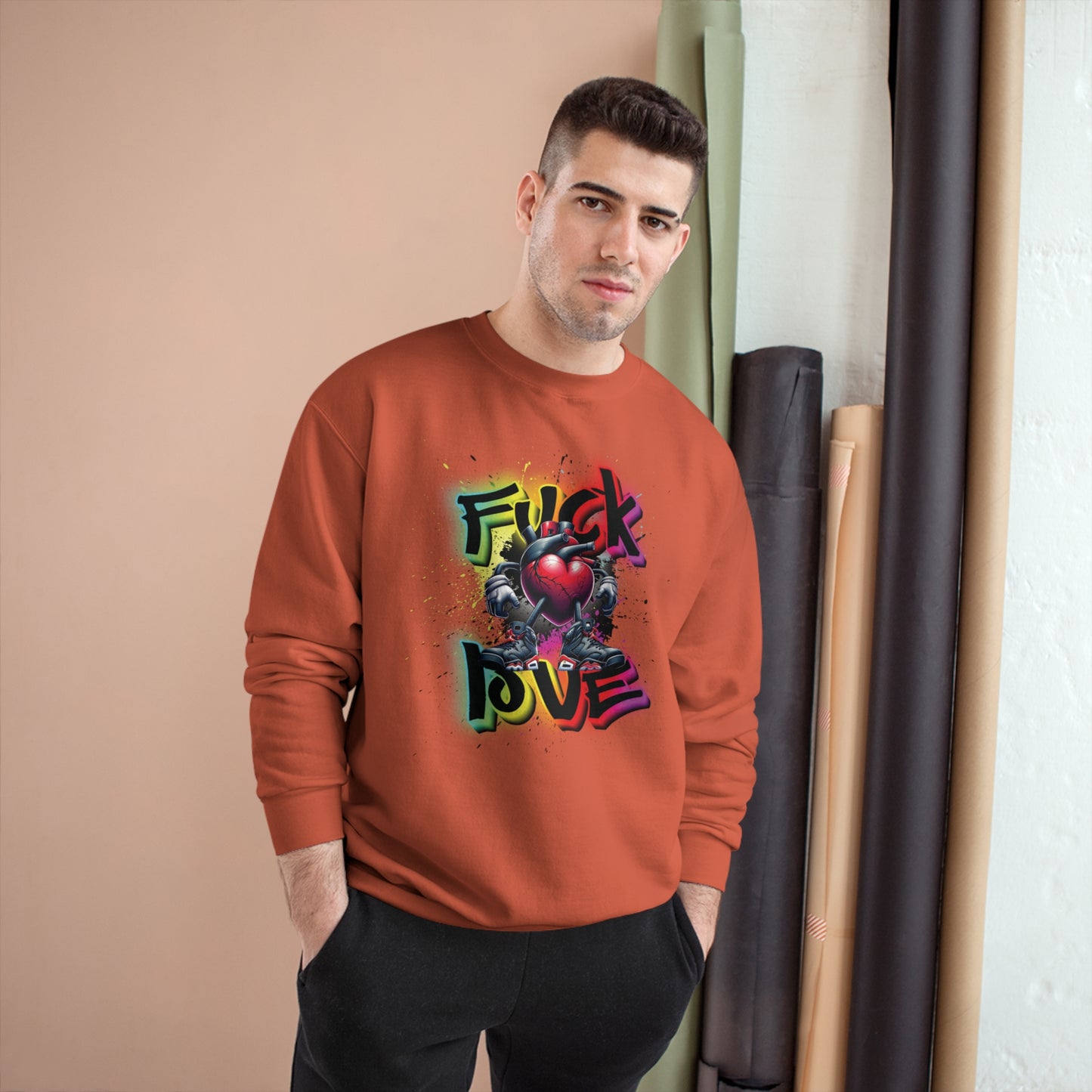 Fuck Love Champion Sweatshirt