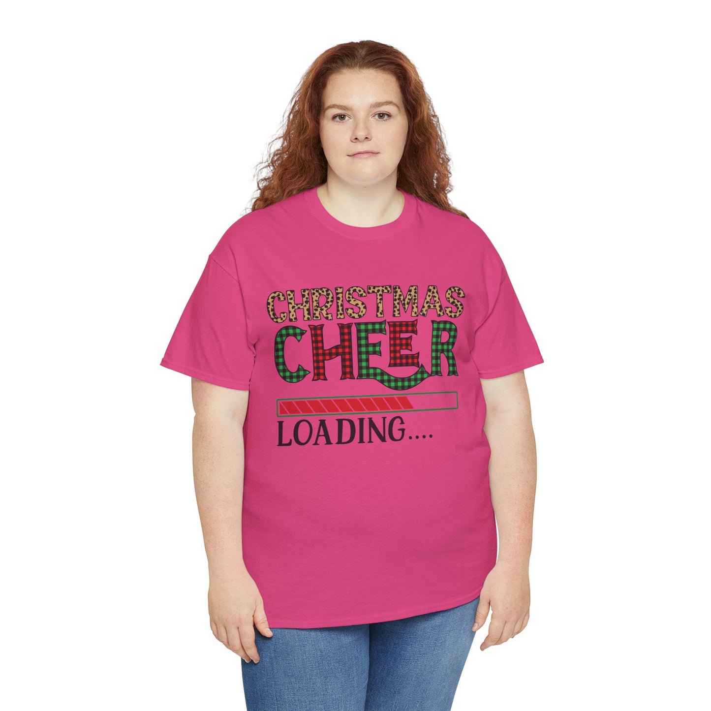 Christmas Cheer Loading Unisex Heavy Cotton Tee
