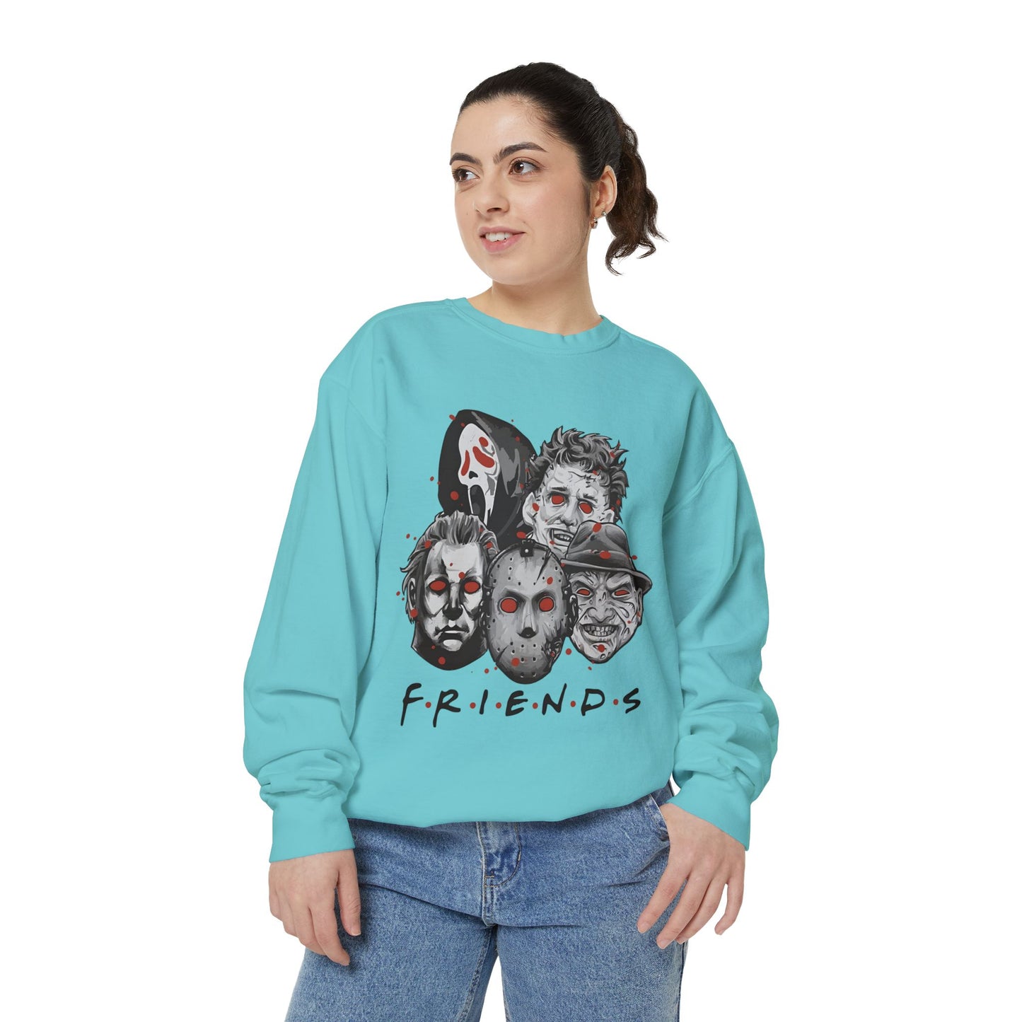 Halloween Garment-Dyed Sweatshirt