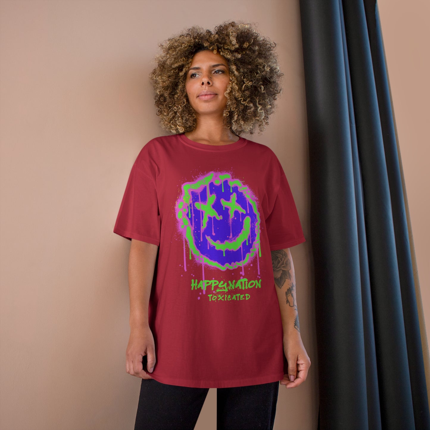 Smiley Face Champion T-Shirt - Happy Nation Collection