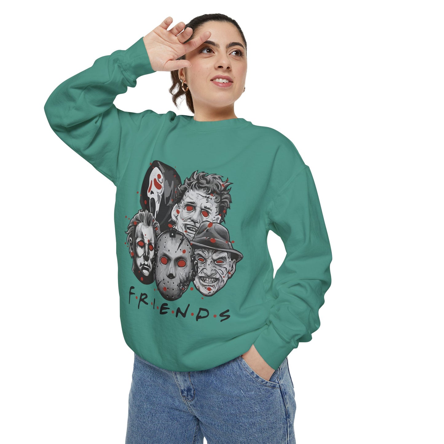 Halloween Garment-Dyed Sweatshirt