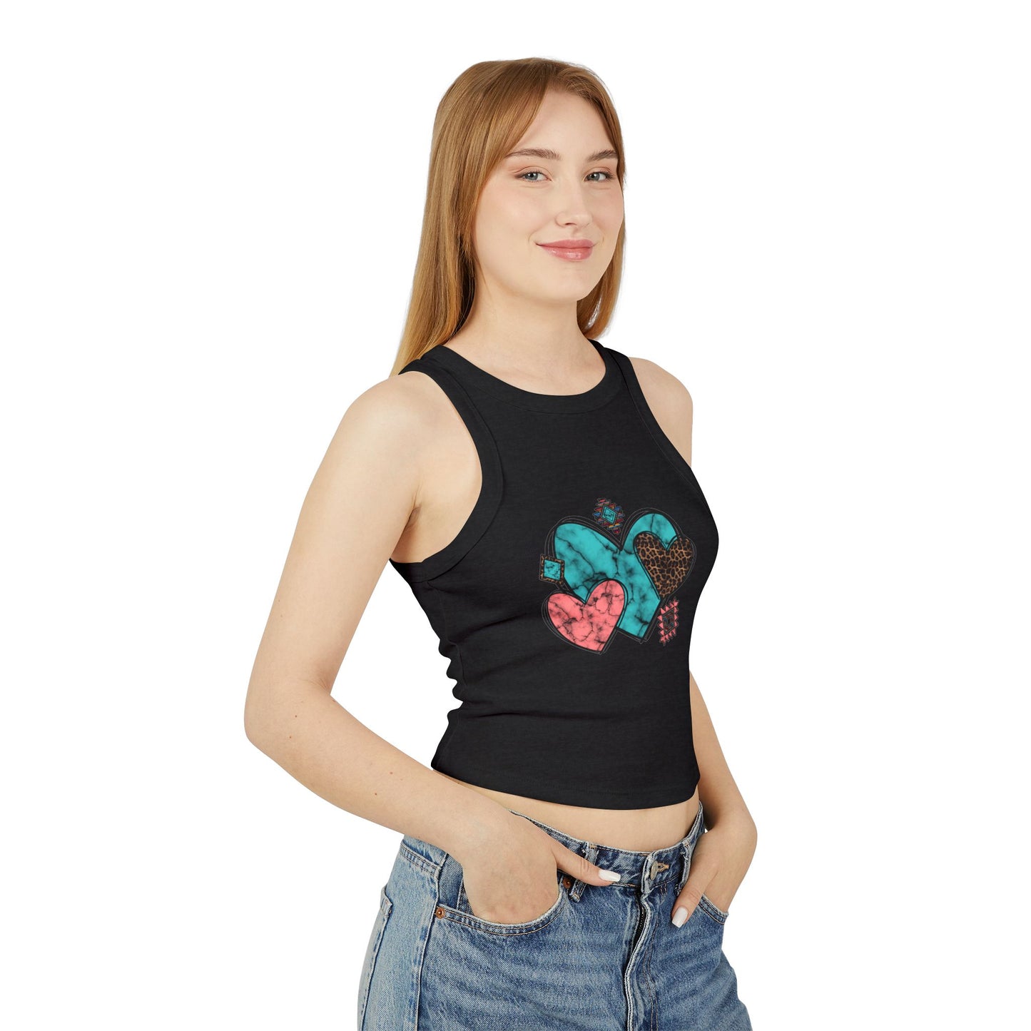 Micro Rib Racer Tank Top