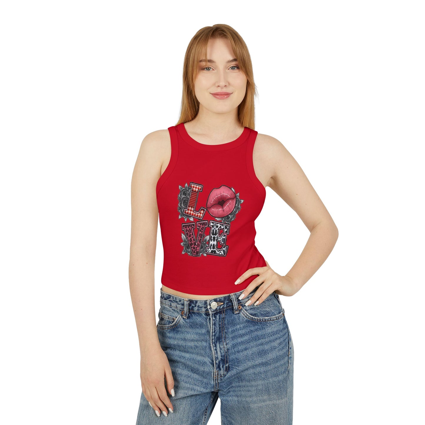 Micro Rib Racer Tank Top