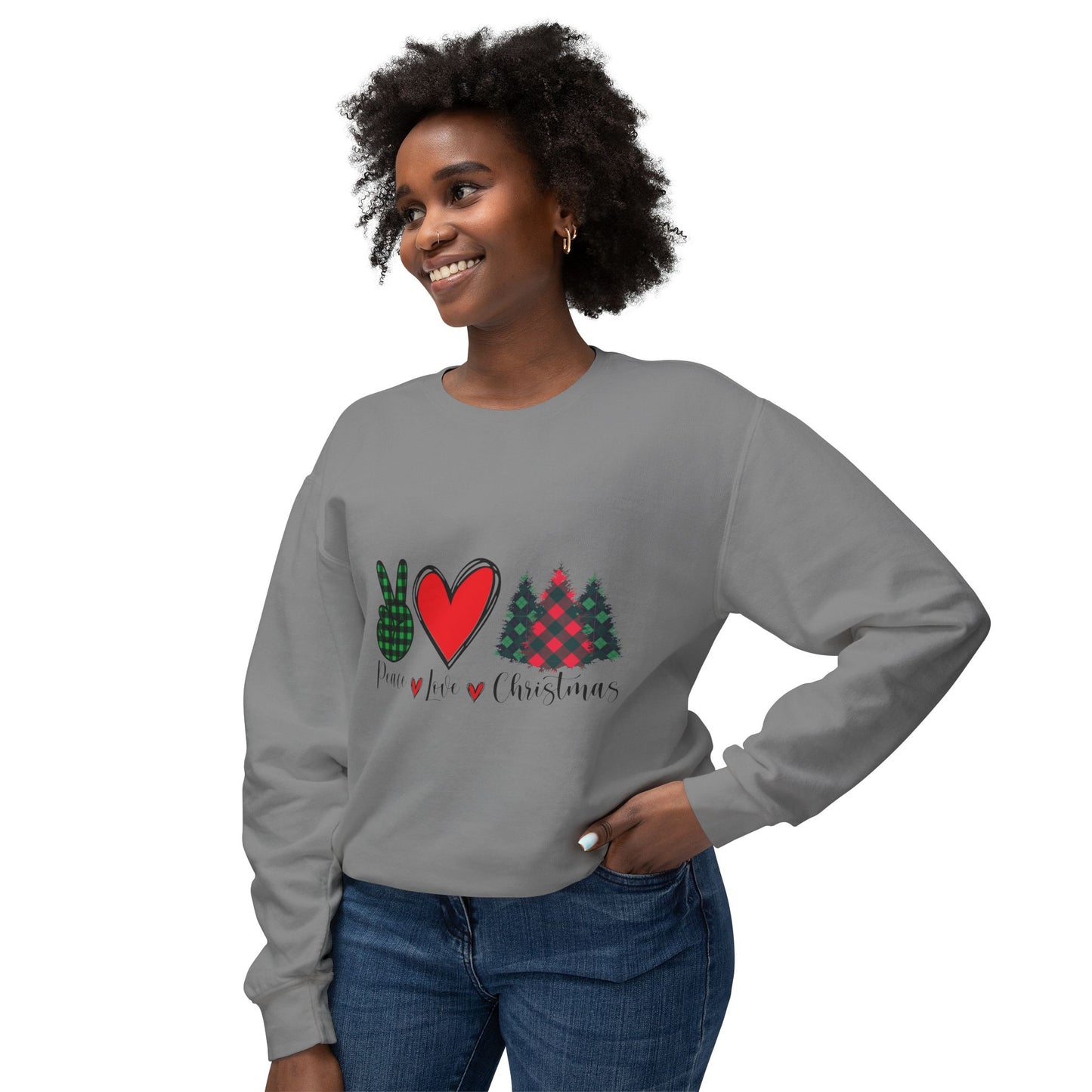 Christmas Peace Love Unisex Sweatshirt