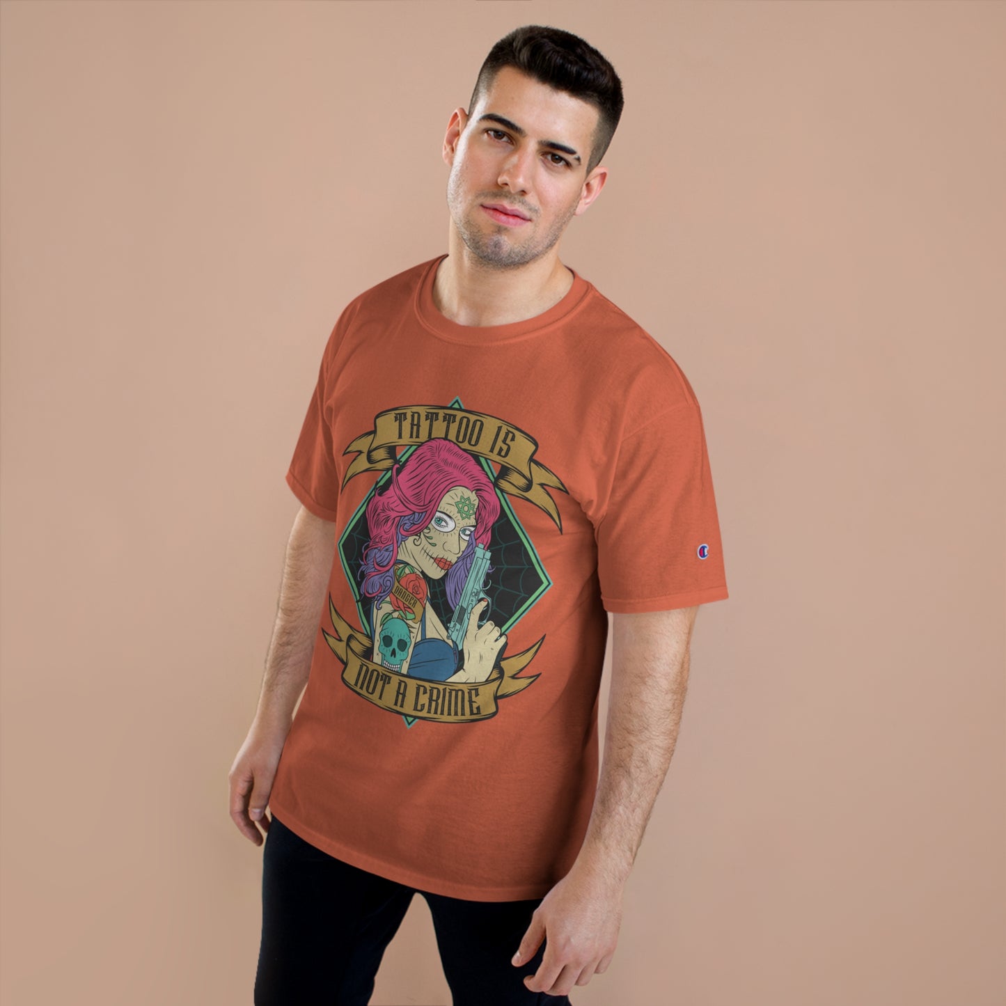 Tattoo Is Not A Crime Champion T-Shirt
