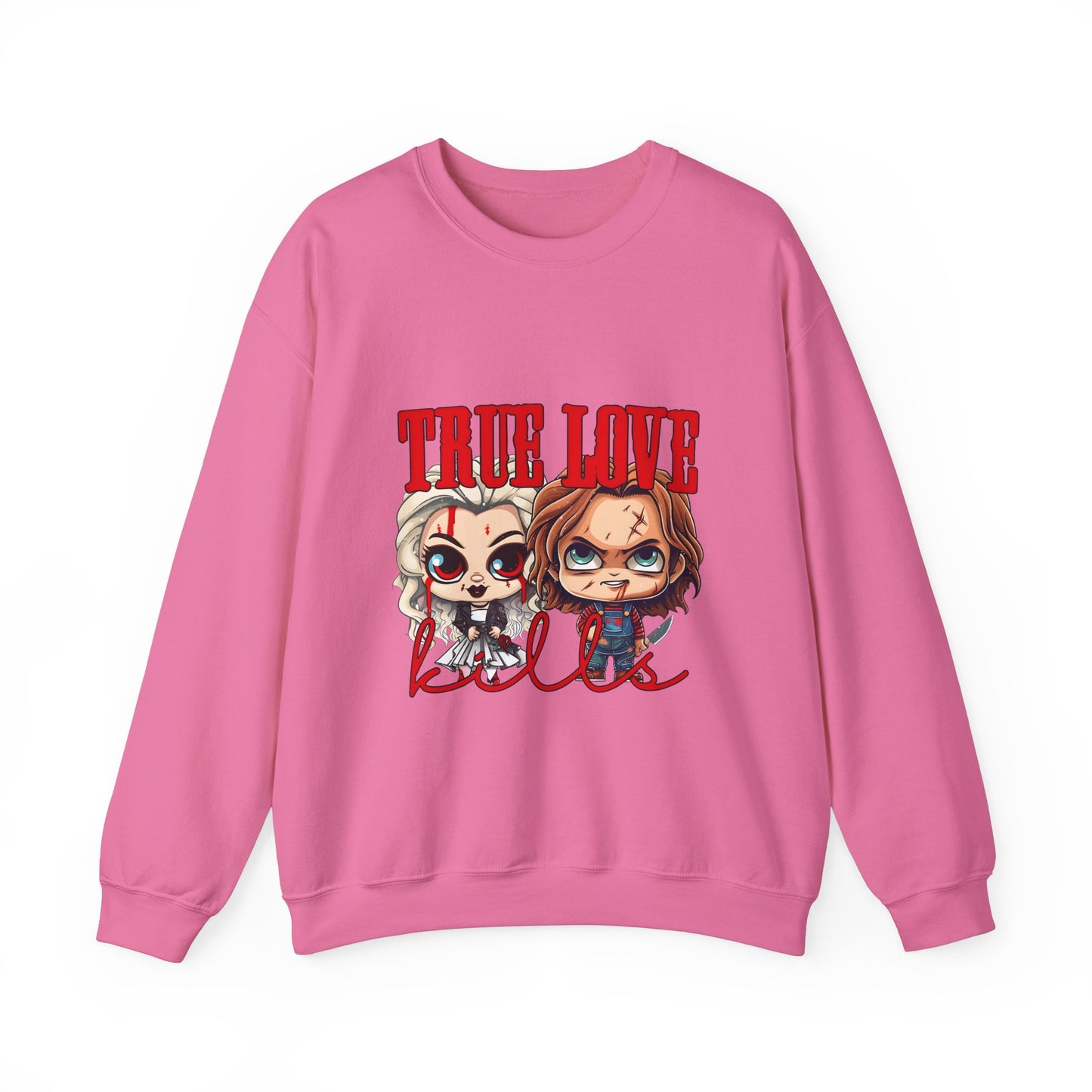 Chucky and bride Halloween Sweatshirt