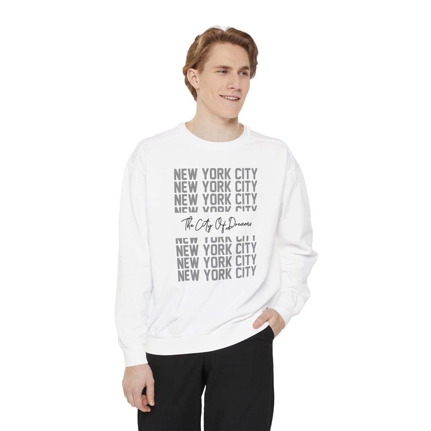 New York City Garment-Dyed Sweatshirt