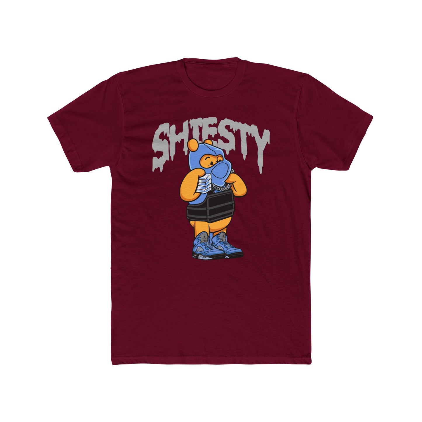 Fun Unisex Cotton Crew Tee with 'Shiesty' Design - Vibrant Graphic Tee for Casual Wear