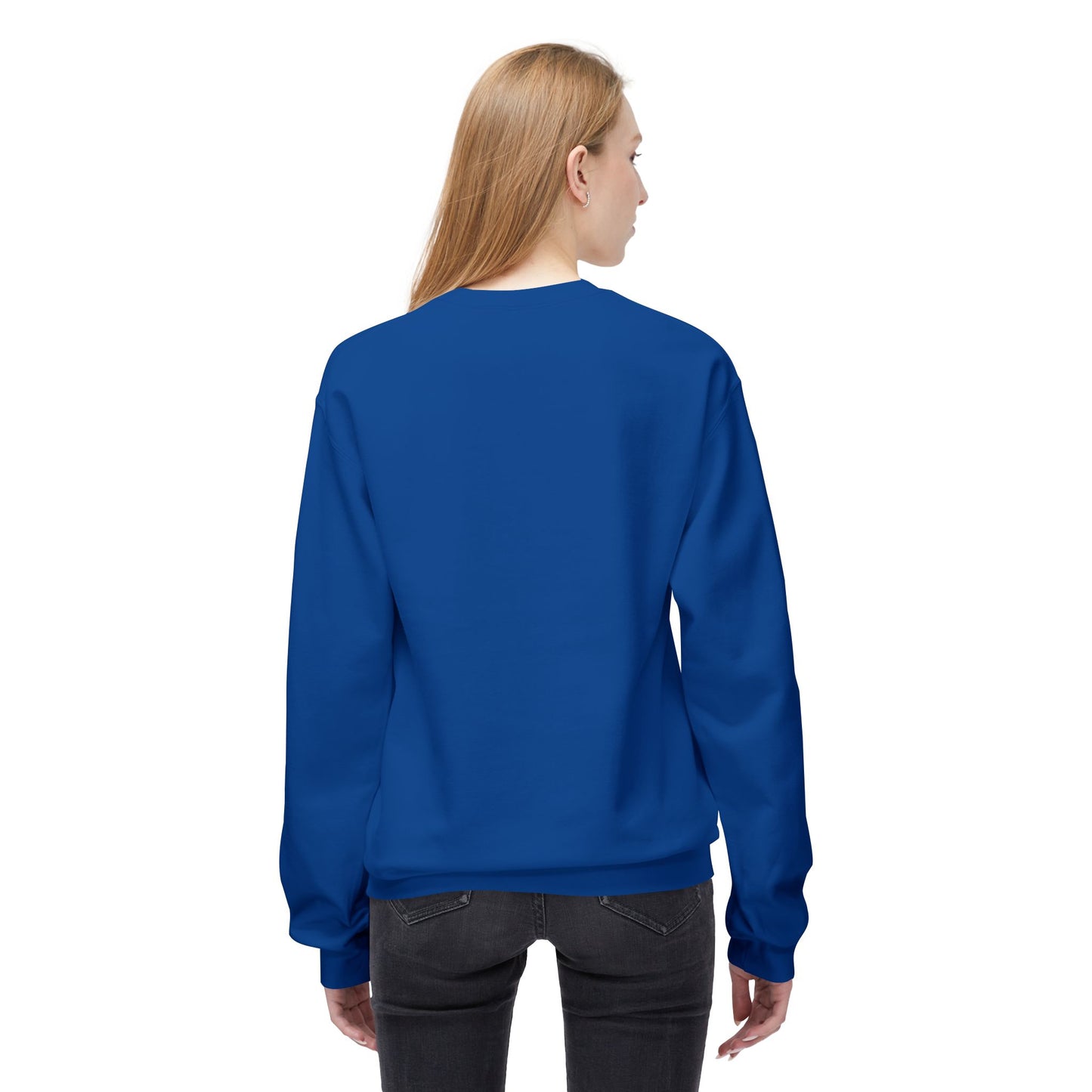 Festive Fleece Crewneck Sweatshirt - Christmas Cheer Design
